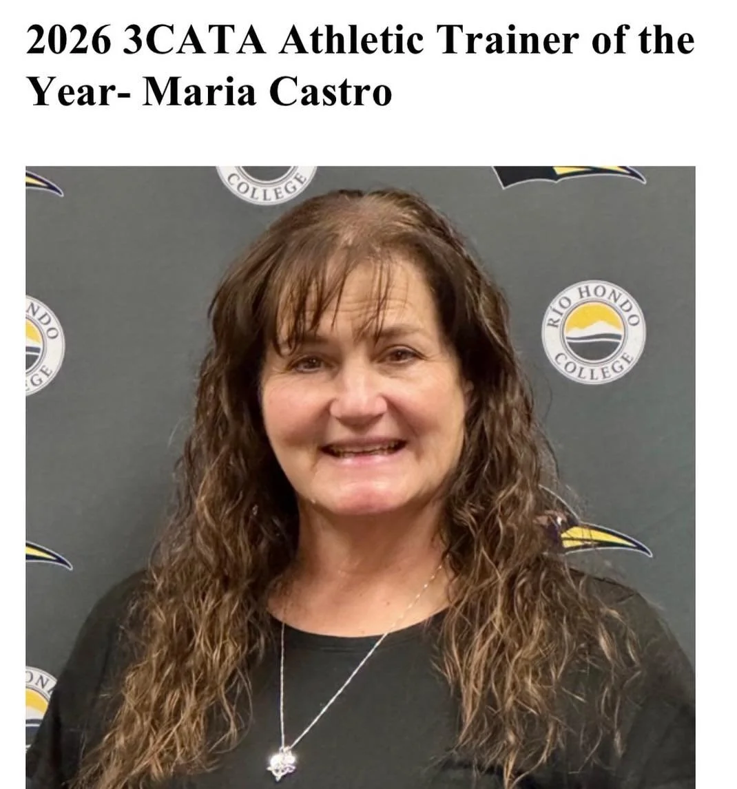 The California Community College Athletic Trainers Association (3CATA) cccathletictraining is proud to announce Maria Castro as the recipient of the Athletic Trainer of the Year Award, recognizing her exceptional leadership, service, and long-standin