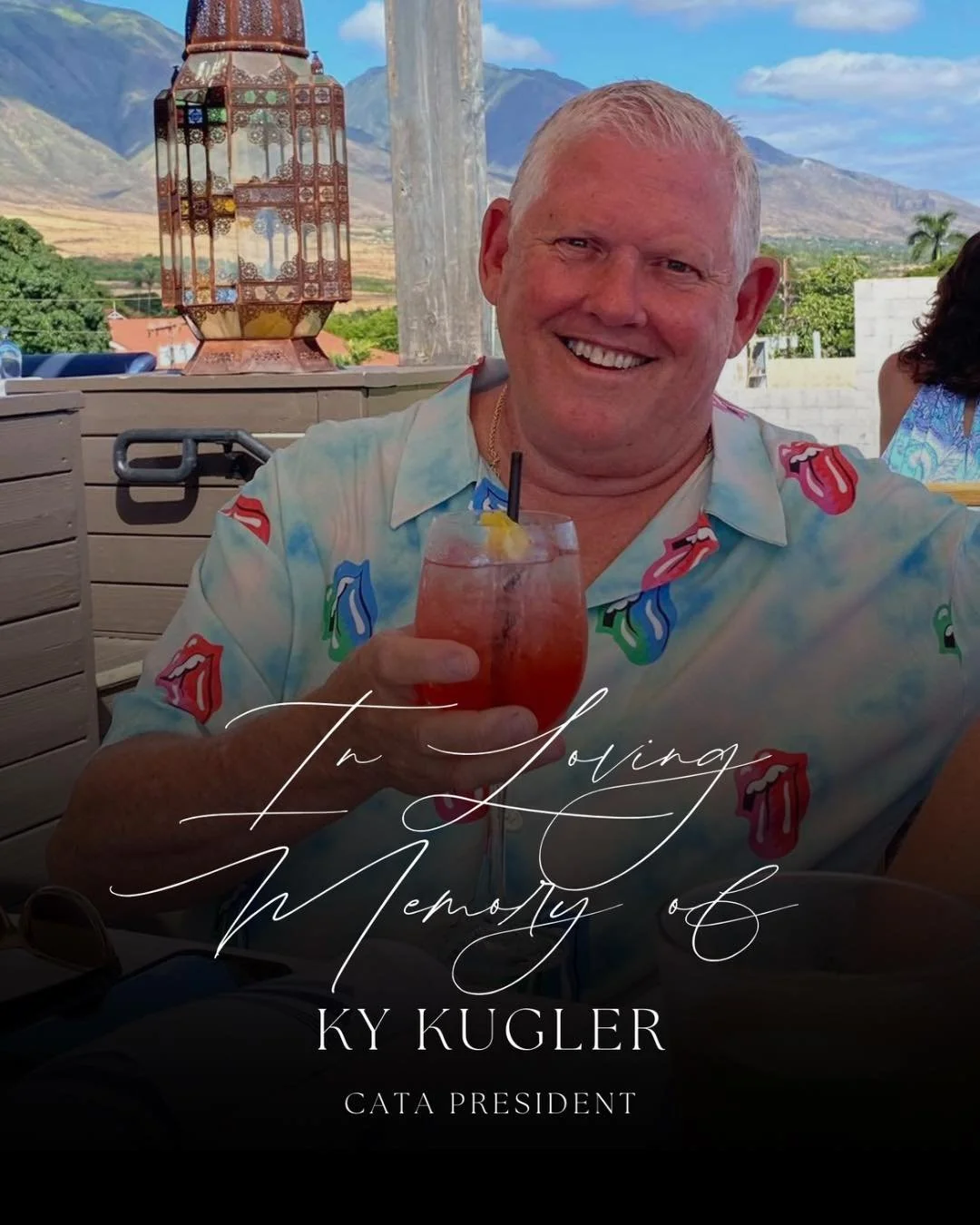 It is with profound sadness that we announce the passing of outgoing CATA President, Dr. Ky Kugler. Ky impacted many lives as a friend, colleague, mentor and professor. We send our deepest sympathies to the Kugler family and to all of those affected.
