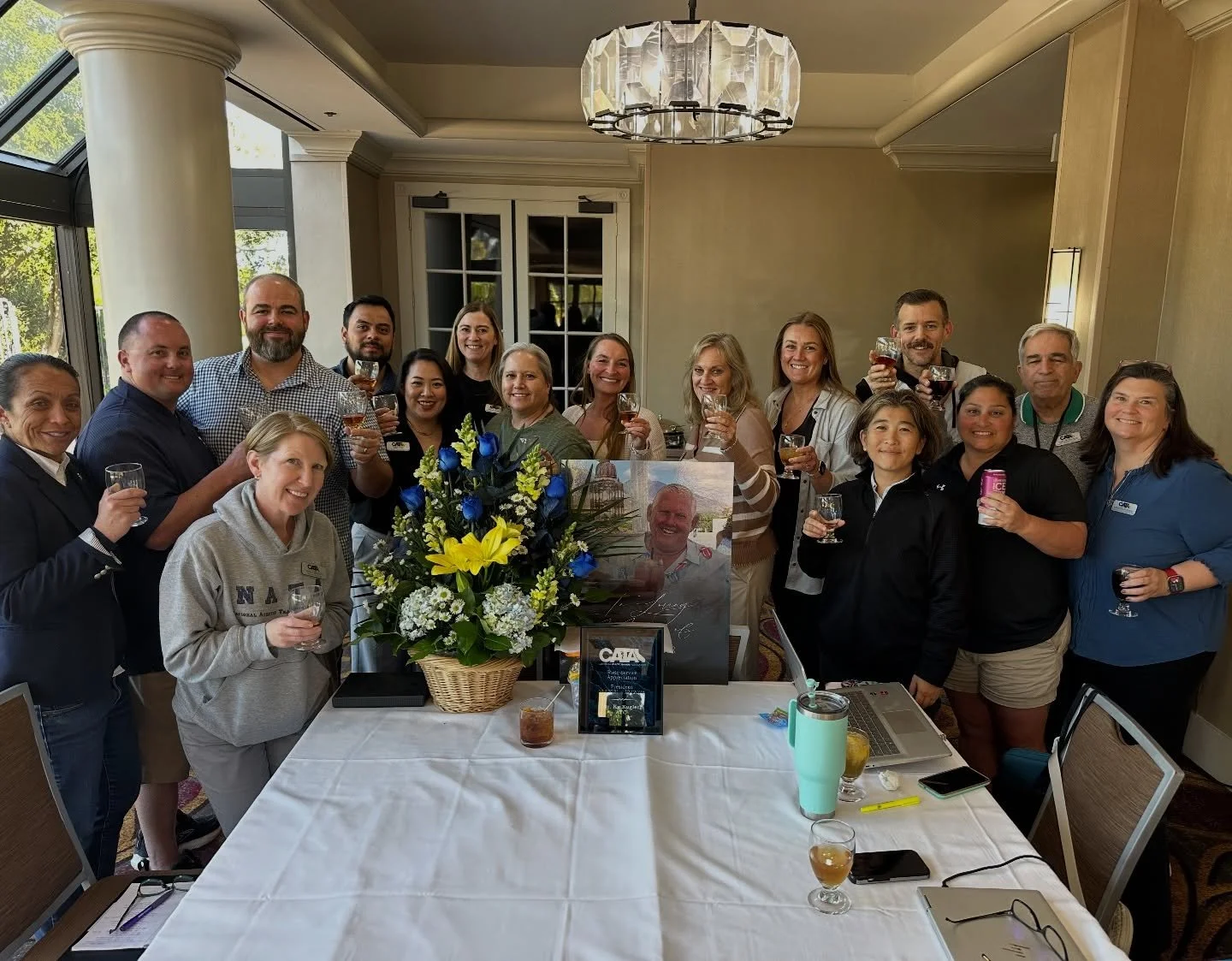 CATA Managing Board cheers 🥂 to Ky Kugler!