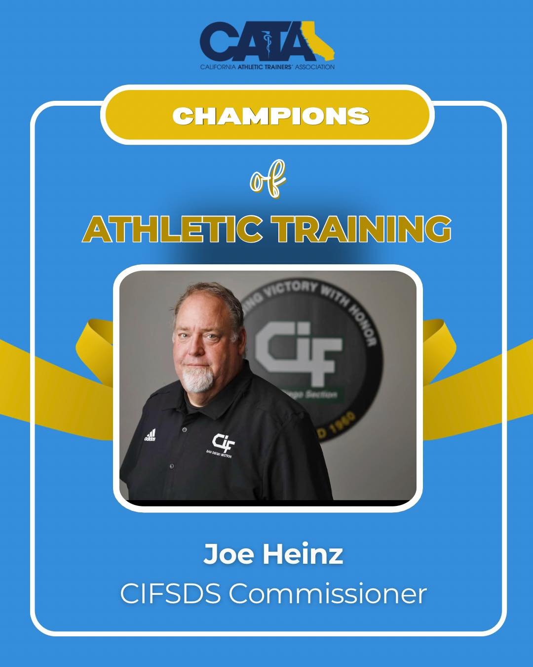The CATA extends our deepest condolences to the family, friends, colleagues, and the entire San Diego Section community following the passing of CIF San Diego Section Commissioner Joe Heinz.

Joe Heinz dedicated his career to athletics and to the stu