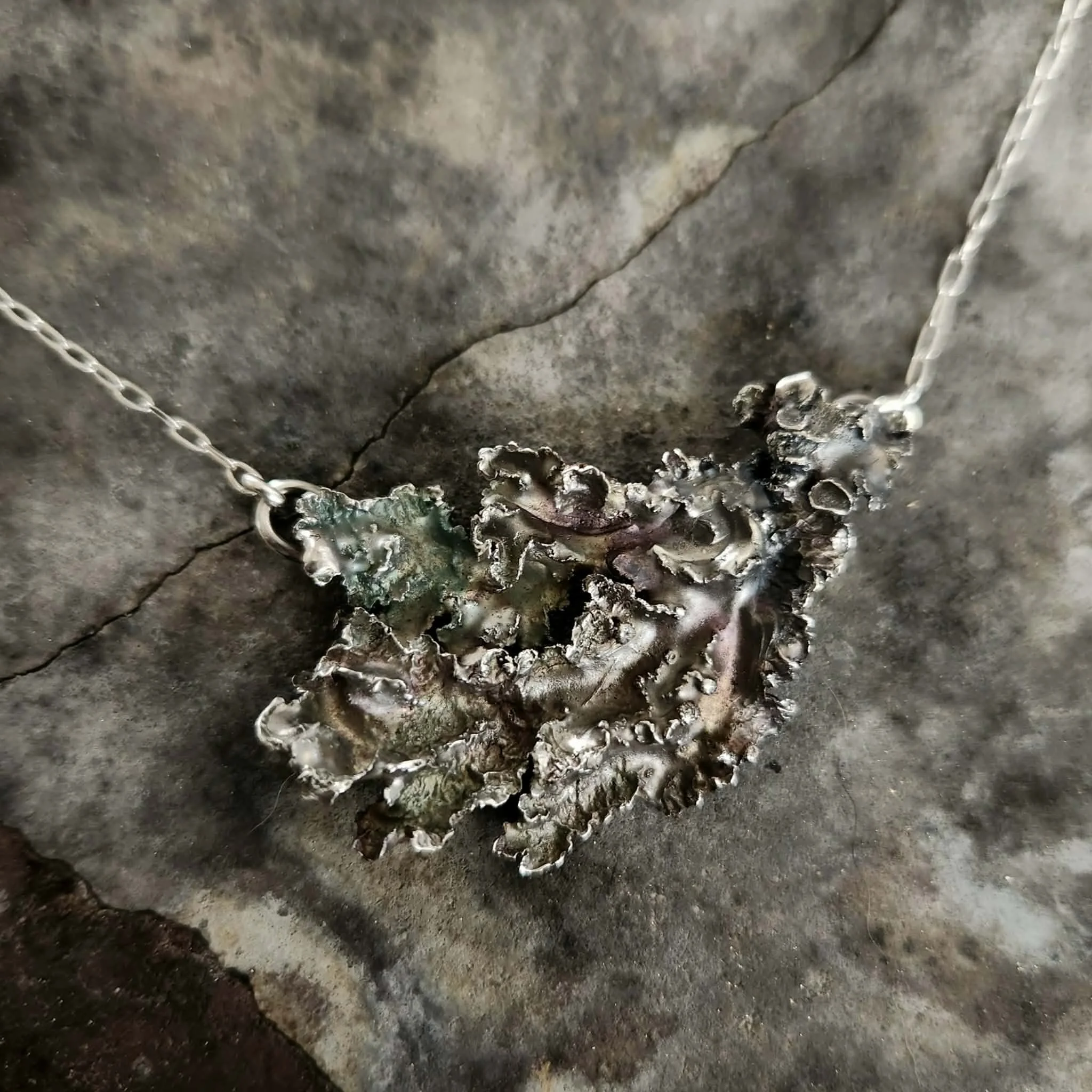 Lichen necklace