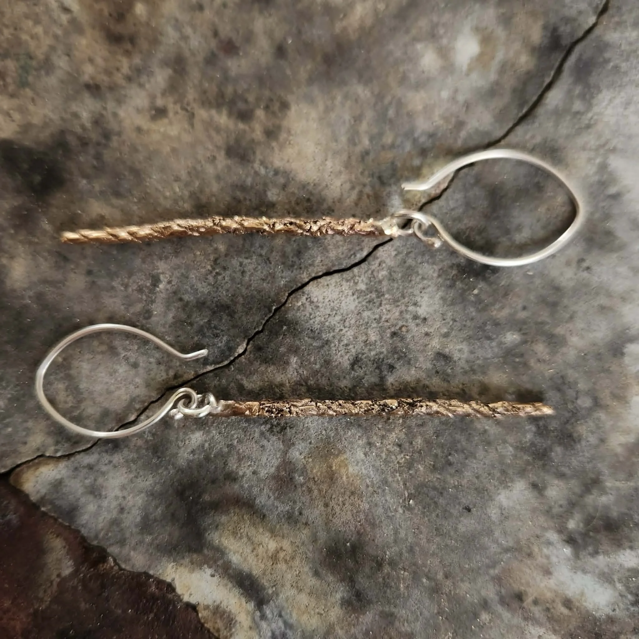 Pencil pine earrings
