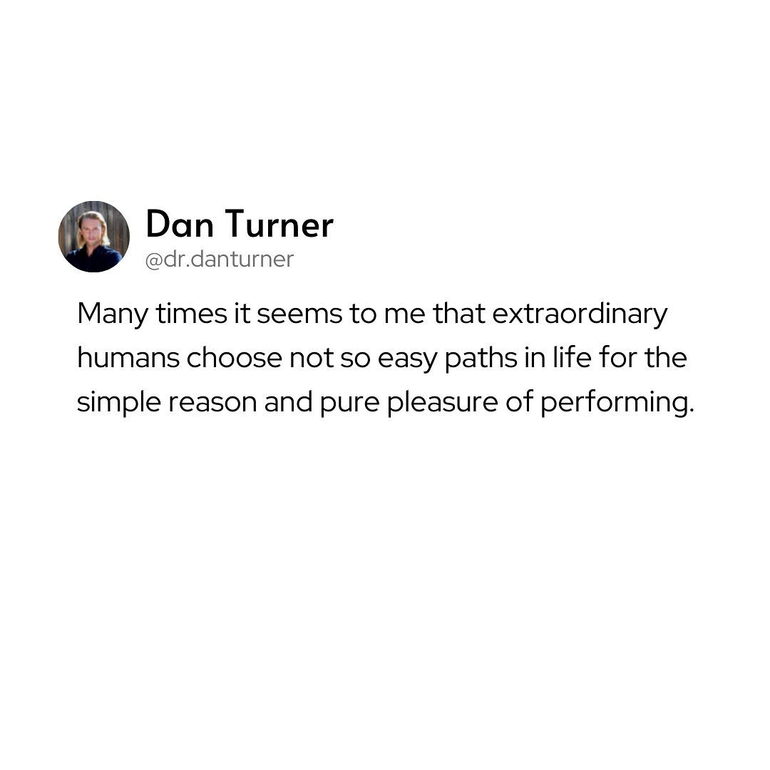 Many times it seems to me that strong souls choose not so easy paths in life for the simple reason of performing. I hear almost everyday people struggling, feeling lost trying to find their purpose. &ldquo;What is my purpose?&rdquo; &ldquo;What am I 