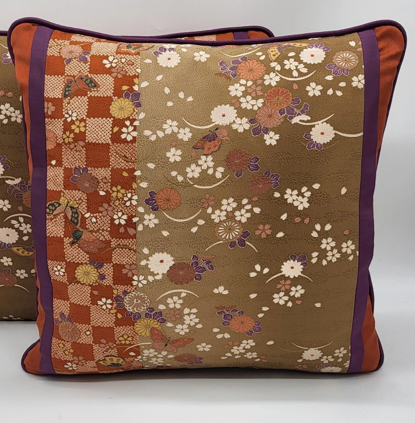Vintage Silk Obi Cushion