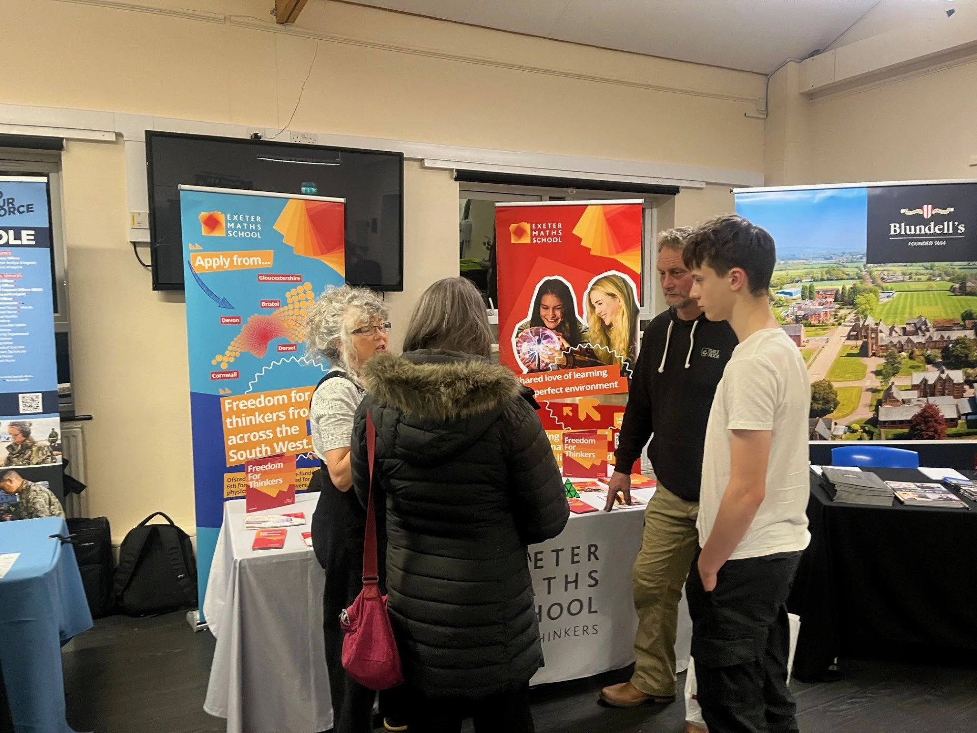 Post16 information evening stalls.jpg