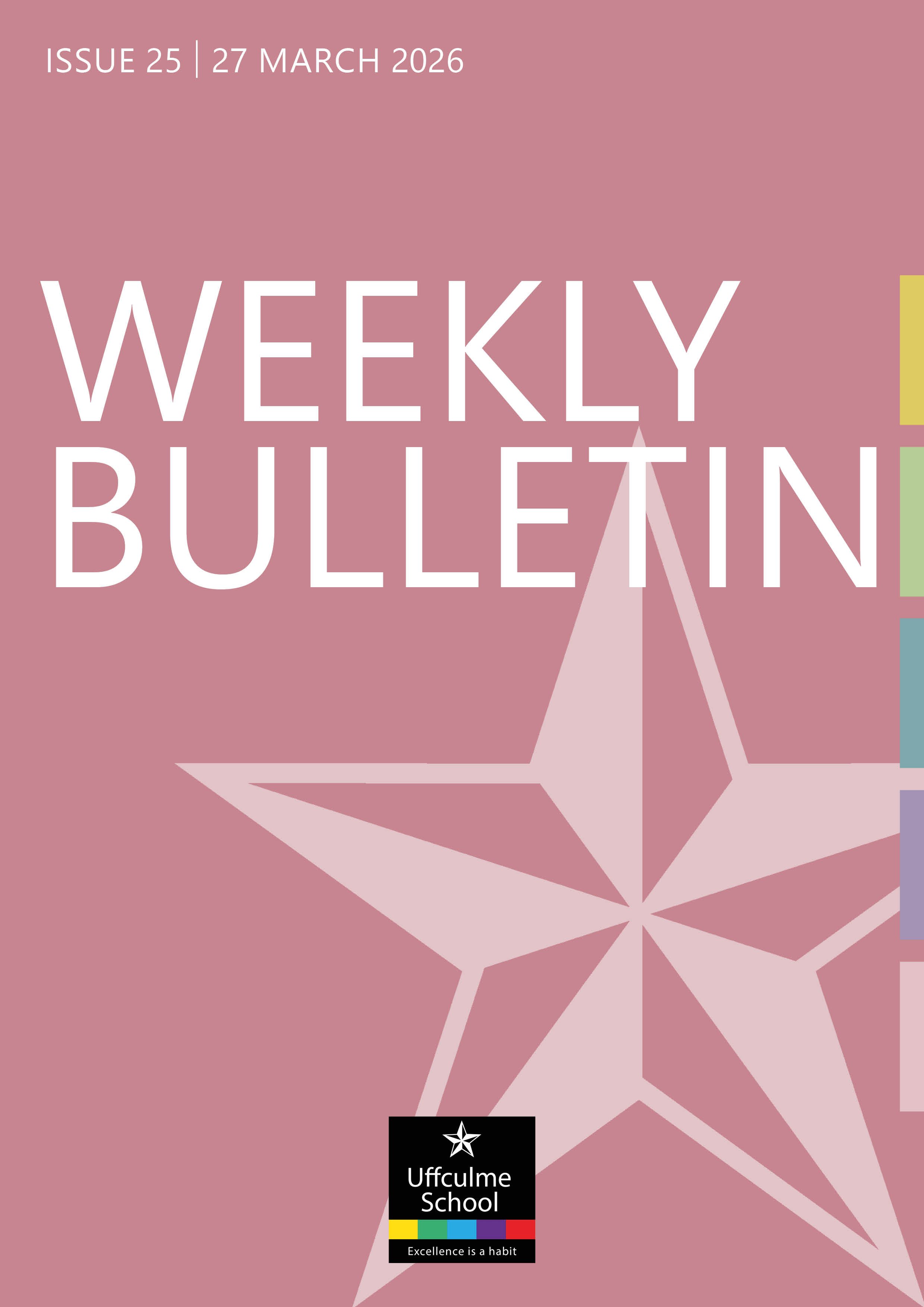 Weekly Bulletin: Issue 25, 27th March 2026 