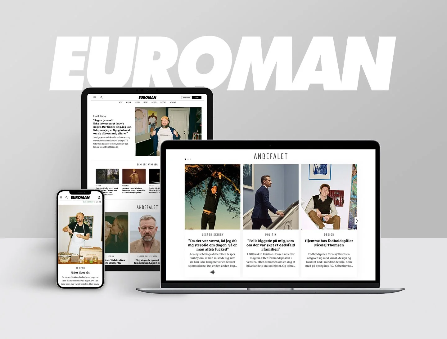 UI /UX - Euroman.dk
