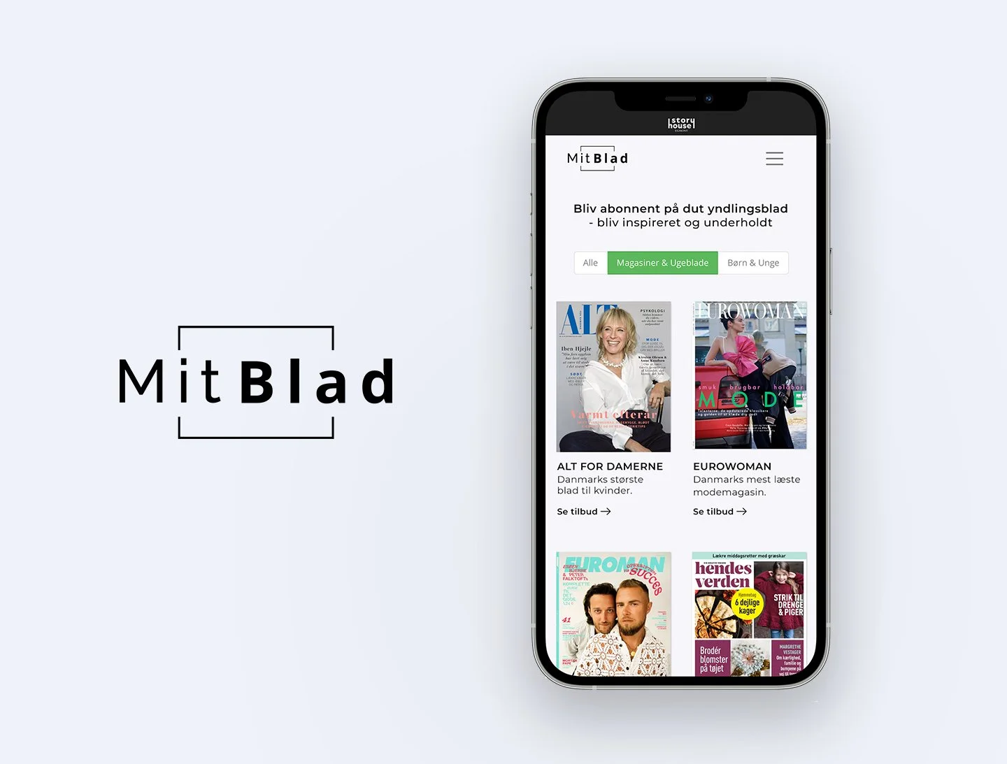 UI /UX - MitBlad.dk