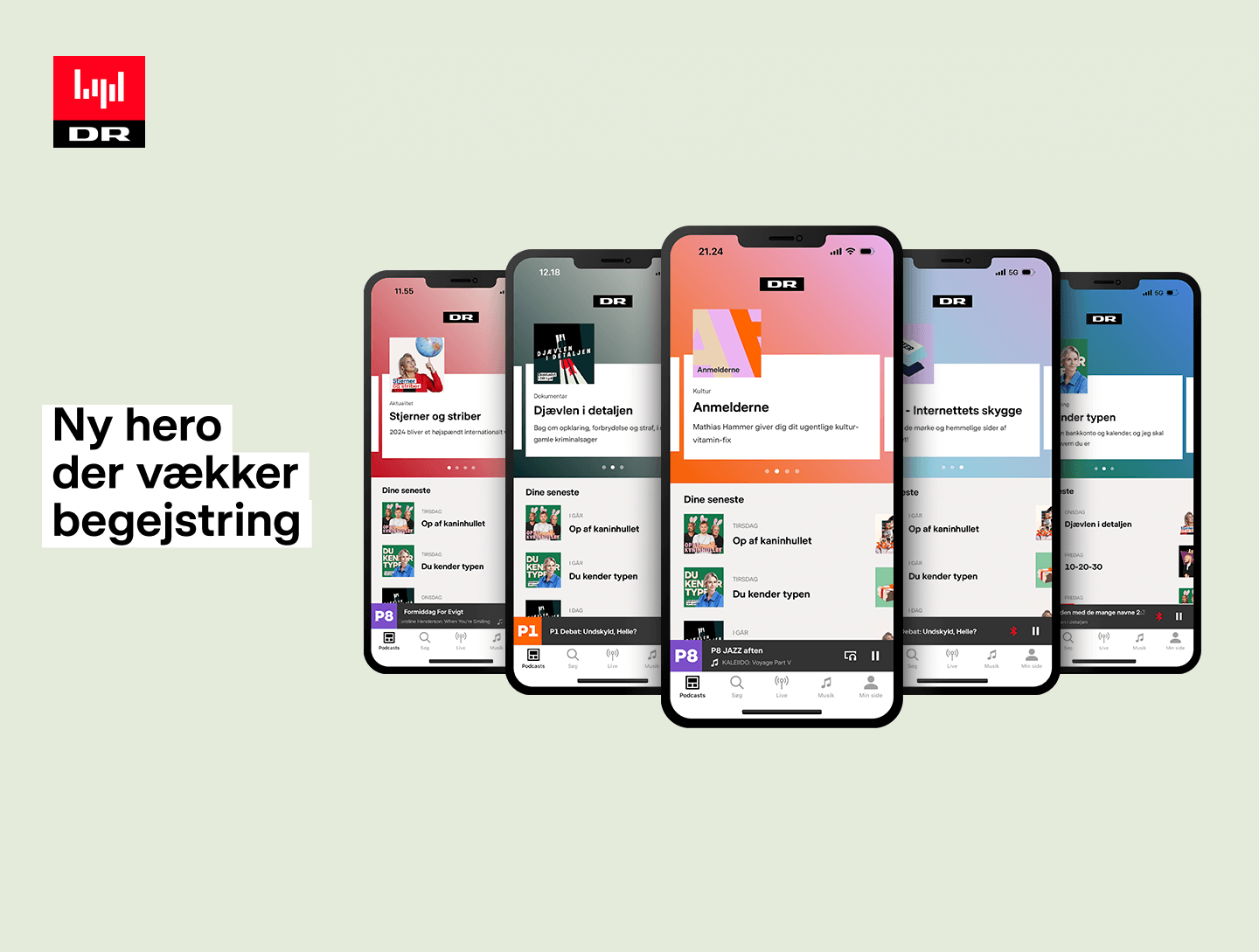 Nyt hero-design på DR Lyd