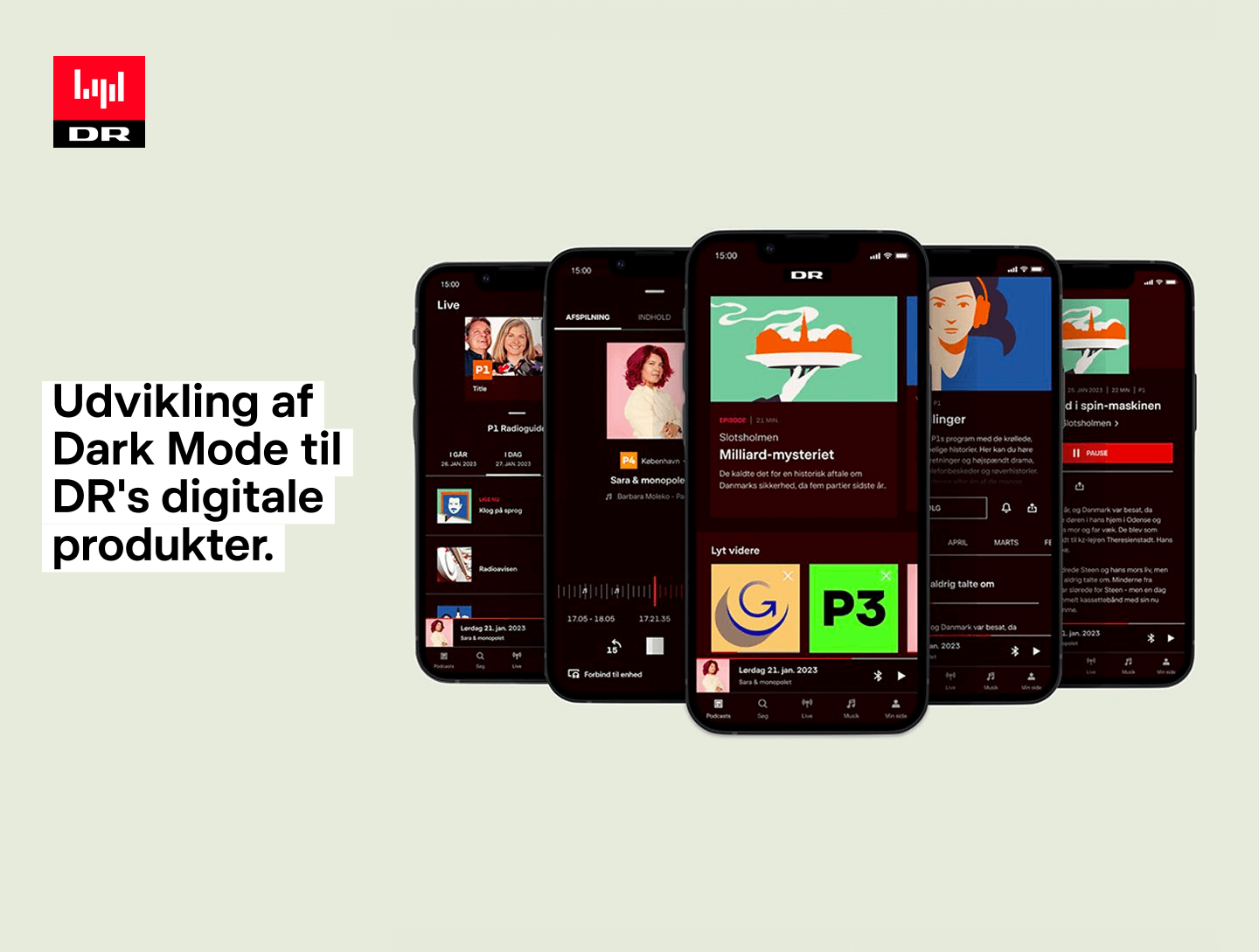 Koncept, design og Implementering af Dark Mode.
