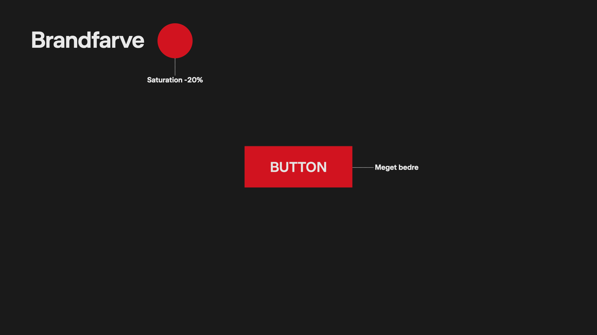 Tilpasset brandfarve til brug i dark-mode.