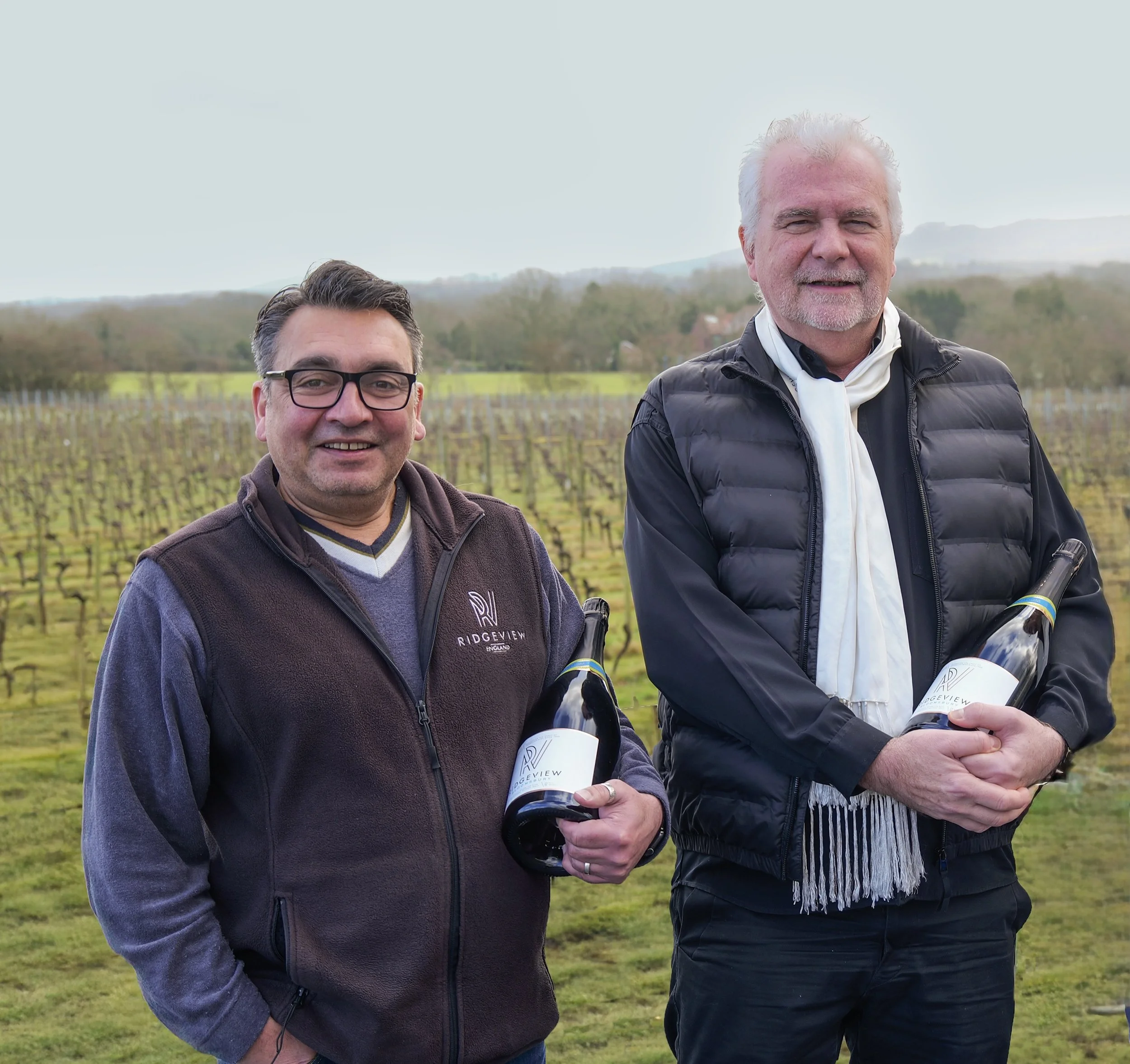 Simon Roberts Head Winemaker and Gregg Ainsworth CEO
