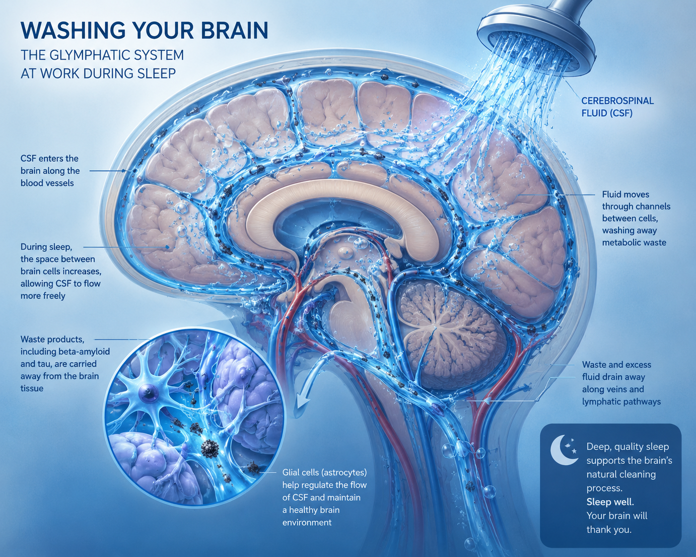 Are You Washing Your Brain Properly at Night?