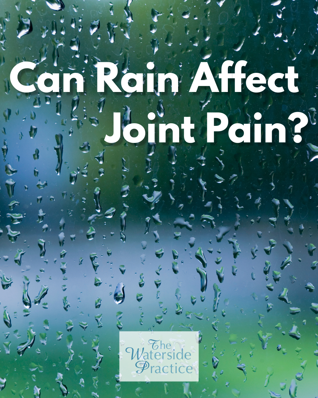 Can Rain Affect Joint Pain?