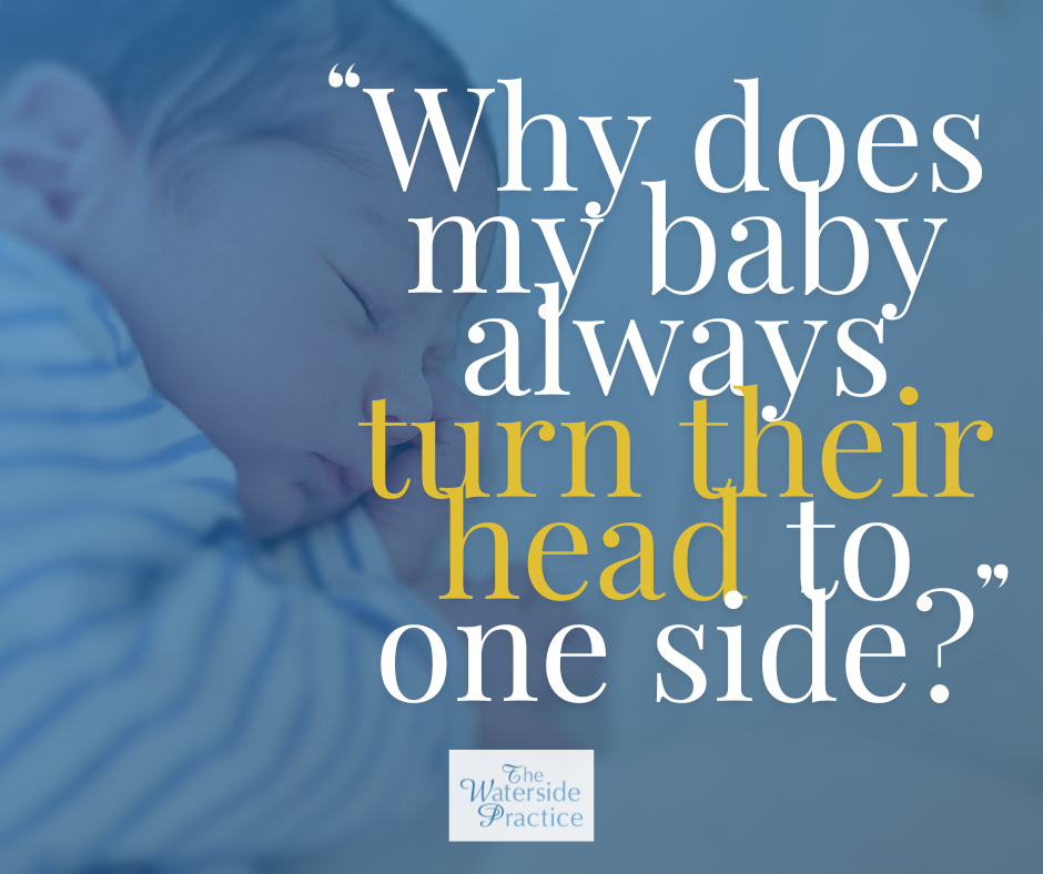 Why does my baby always turn their head to one side?
