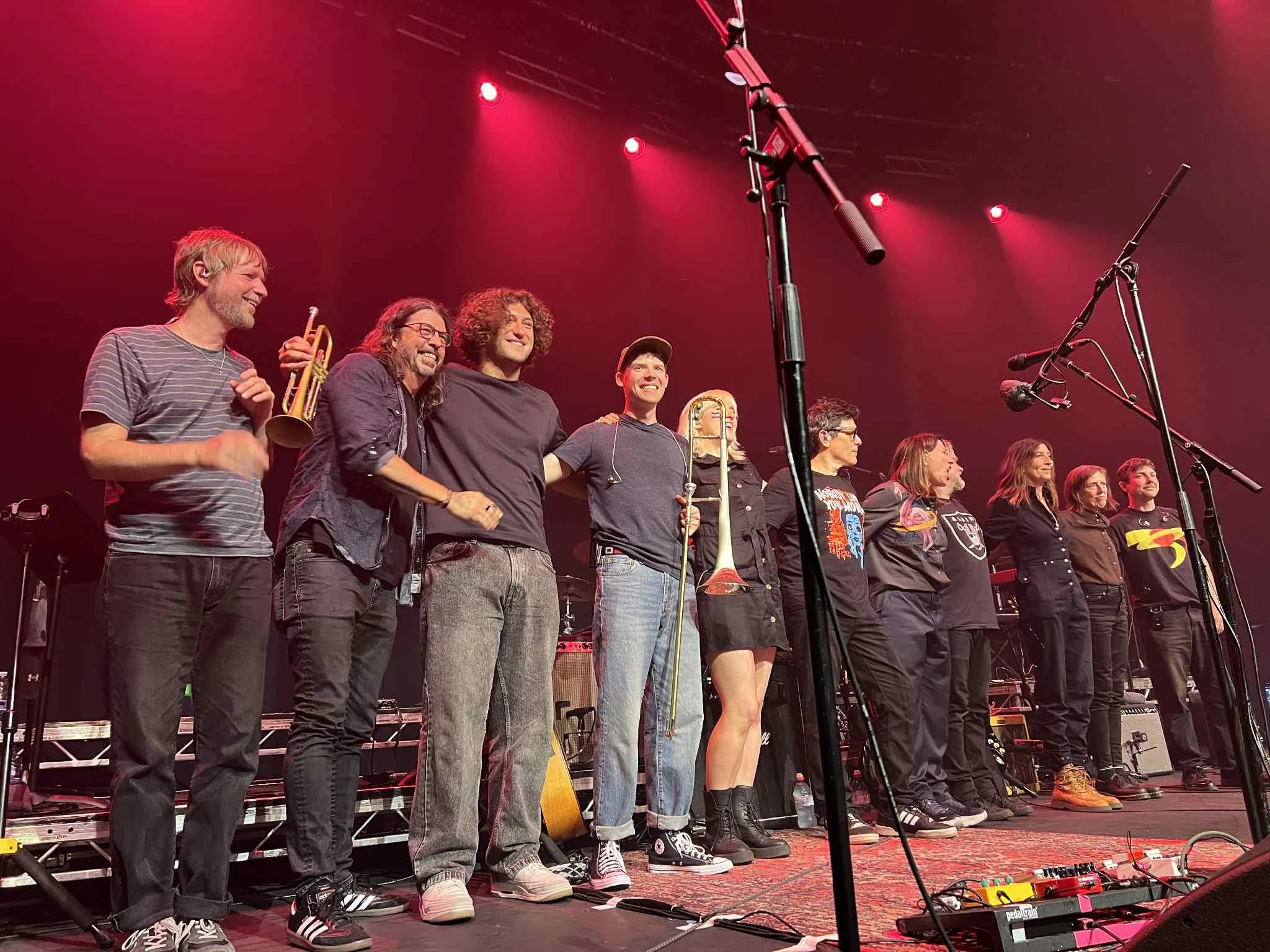 With Kim Deal and Dave Grohl