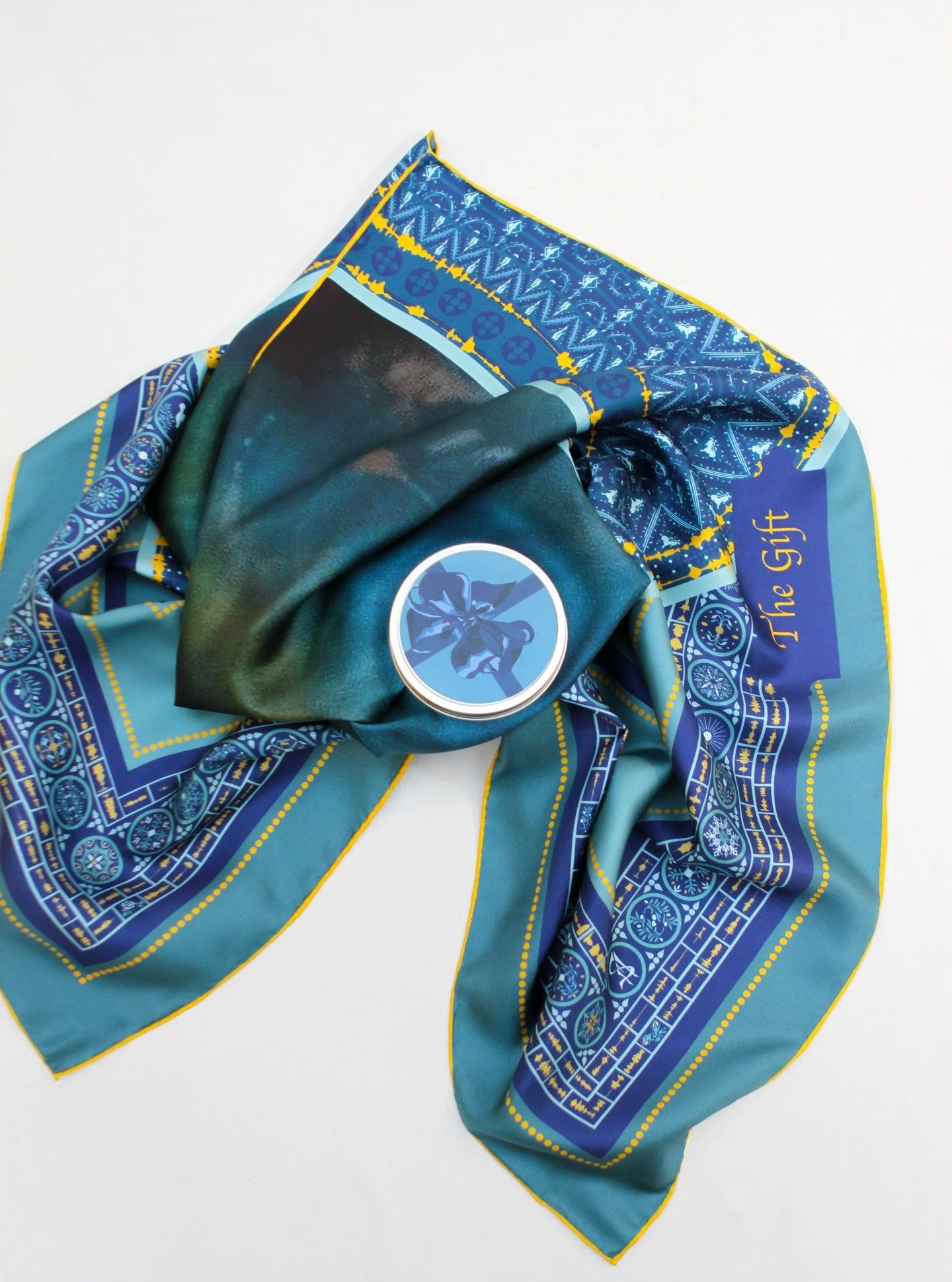 The Gift silk scarf 90
Find out the full meaning of the design in our sound library. Link in bio

#thegift #soundstoheaven #silkscarf #fashionwithameaning #christiangift #faithgifts #cerebralpalsy #motherslove