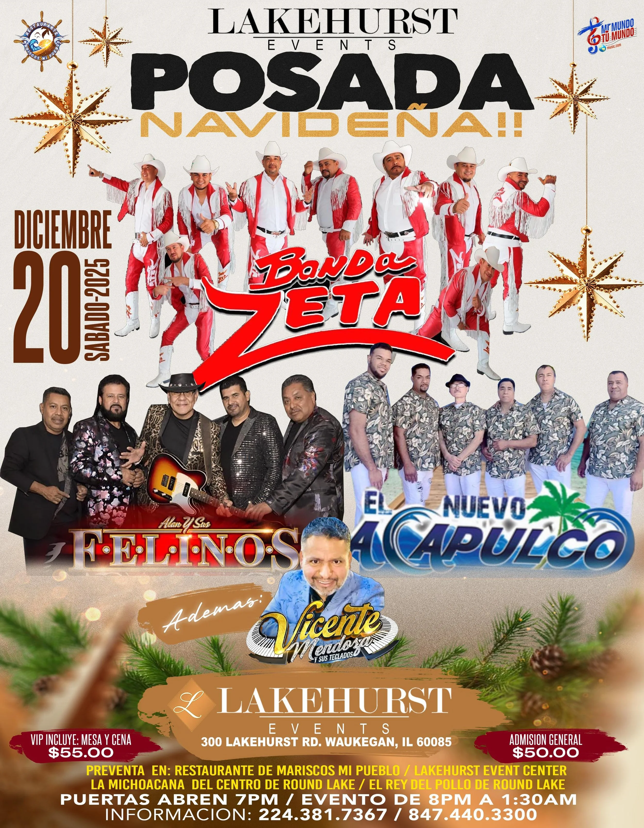 Posada Navideña con Banda Zeta