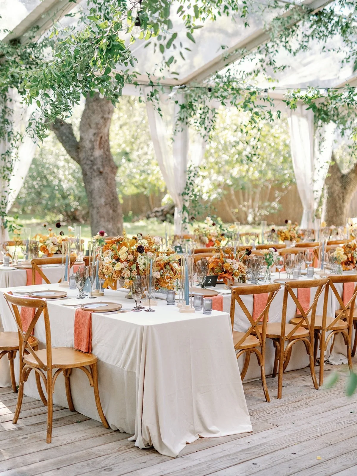 Clear Tented Wedding - Fall Wedding - Mattie's Austin, Texas by Luxury Destination Wedding Planners Epoch Co in Austin TX