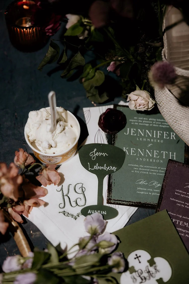 Moody Meets Modern: Jenn & Ken’s Refined, Wanderlust-Fueled Austin ...