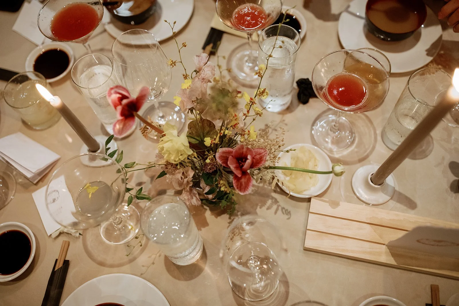 Restaurant Wedding at Roka Akor in Houston designed by Epoco Events, wedding planner near me