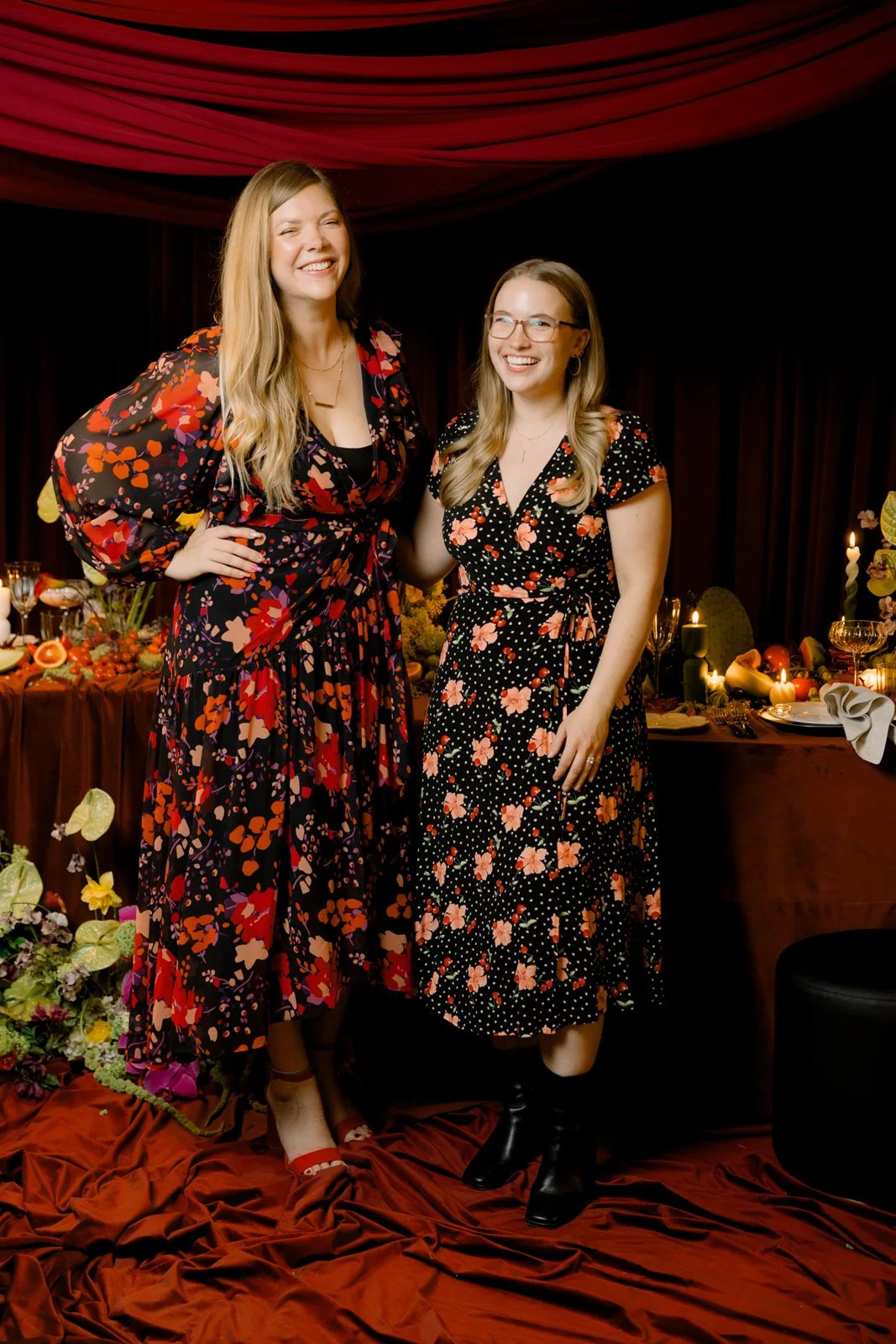 Epoch Co, destination wedding planners laughing and having a great time at Chateau nouvelle in Houston Texas