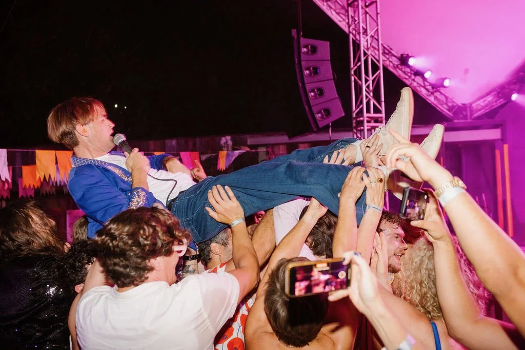Crowd Surfing Concert Wedding at Stubbs in Austin Texas by Event Planners Near Me Epoch Co+ - David Bowie Inspired Wedding