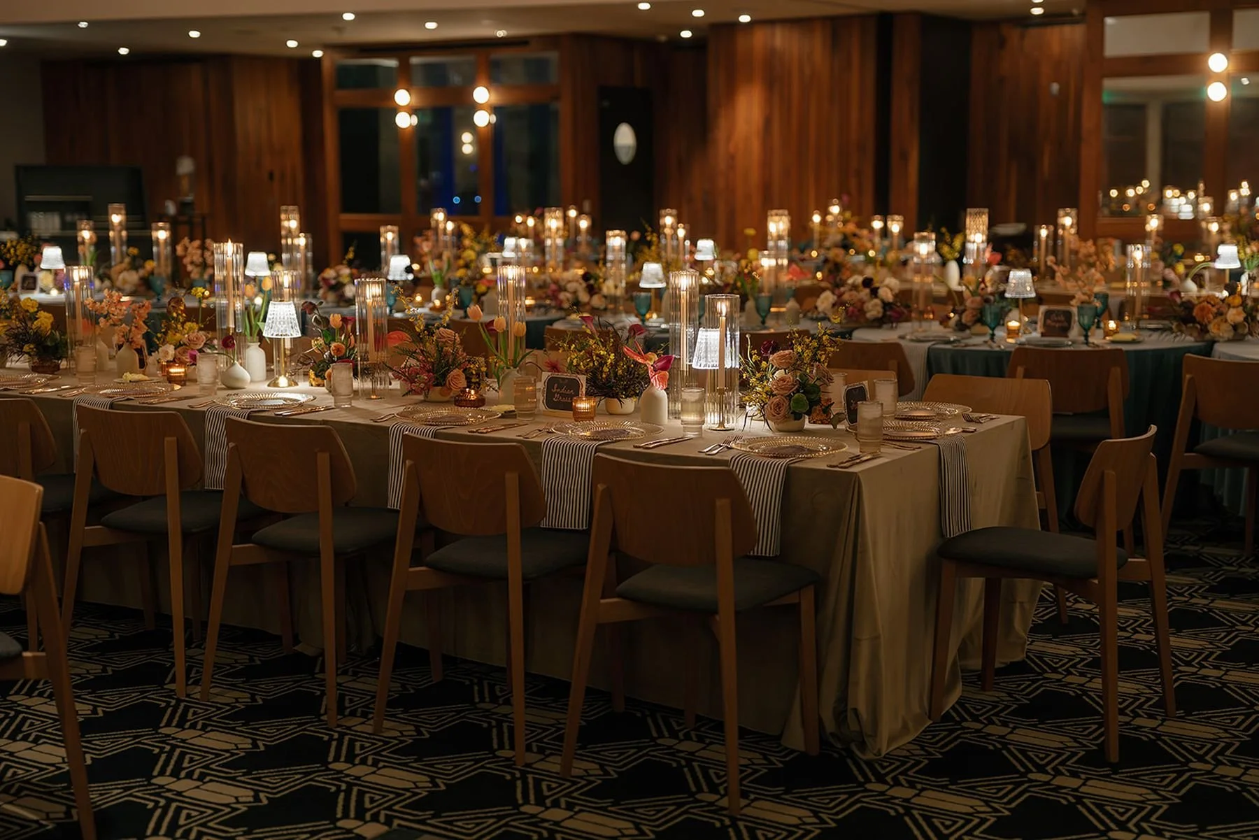 Austin Proper Wedding Reception - mid century modern design by epoch co