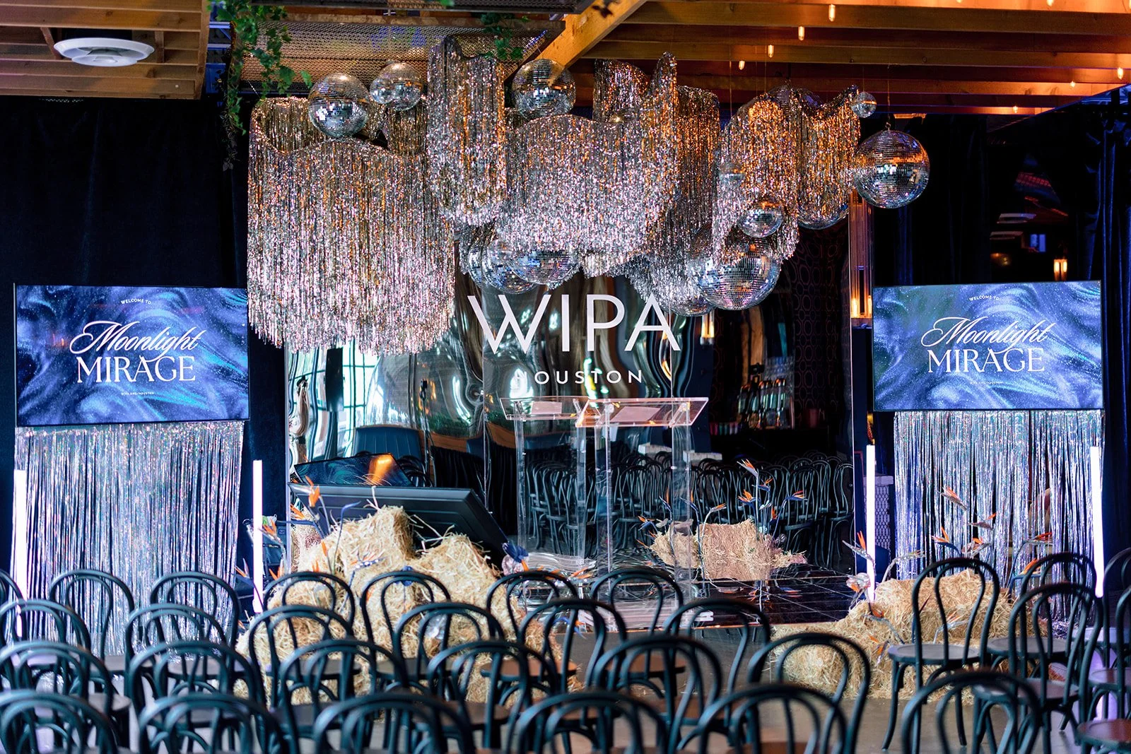 WIPA Houston social networking and educational event with a Houston Rodeo meets the shimmer of Studio 54 at Chapman & Kirby
