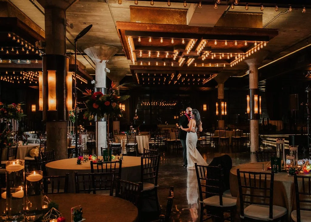 Tropical wedding design at Houston wedding