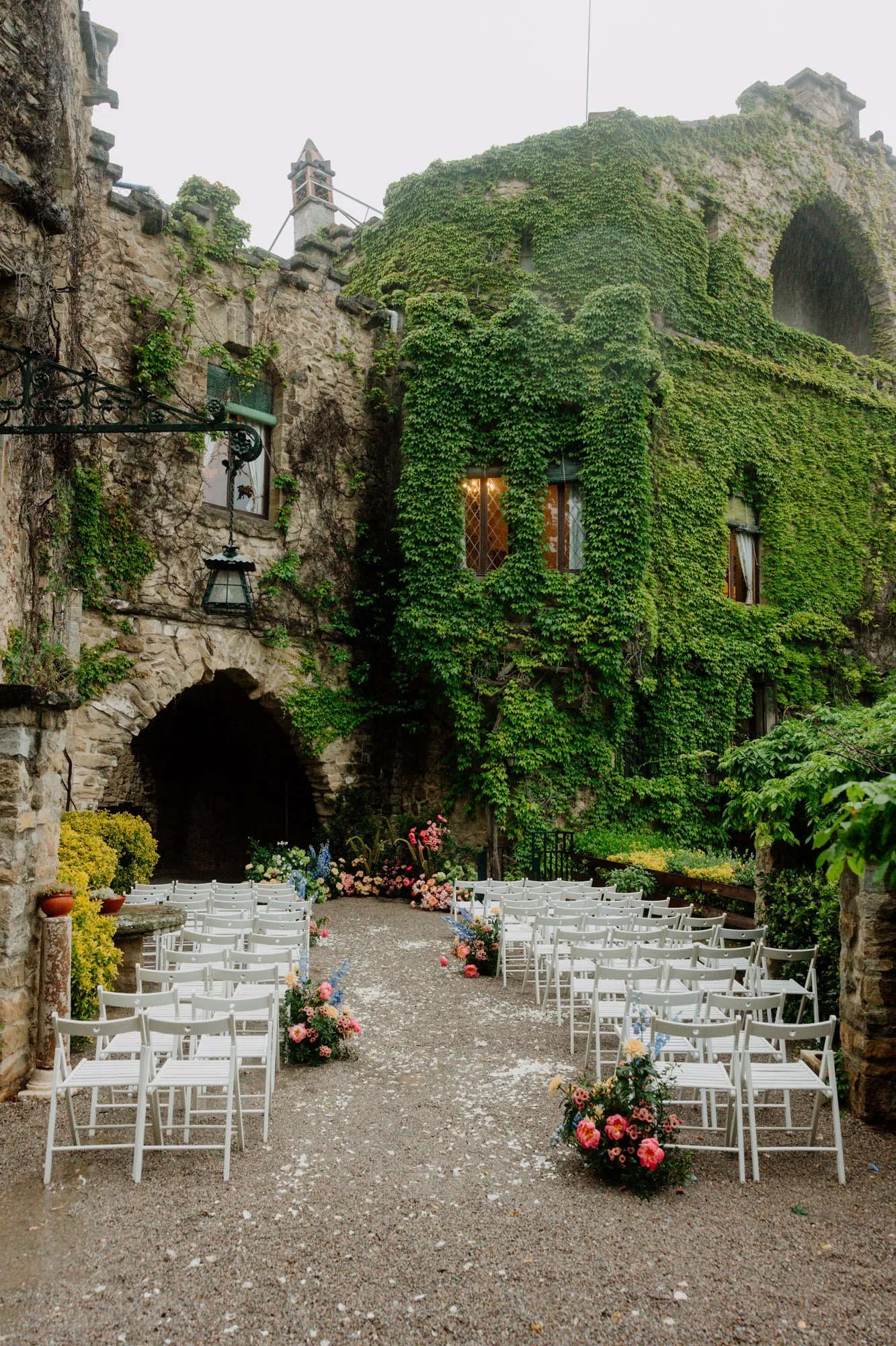 Wedding Ceremony at La Baronia Barcelona Spain event planners near me epoch co+