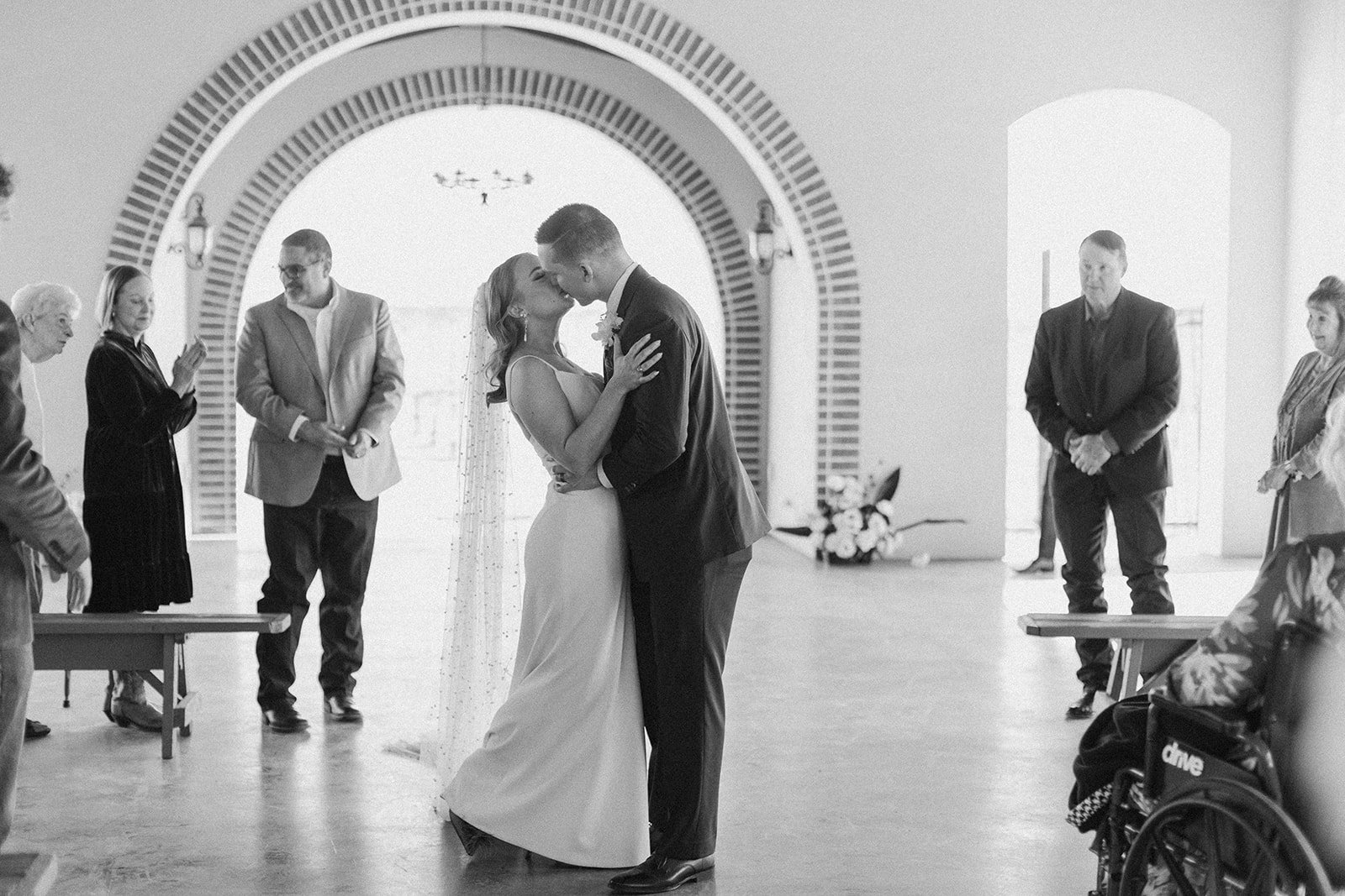 Intimate Wedding Ceremony at a Restaurant Vineyard with Immediate Family Only by Wedding Planner in Austin Epoch