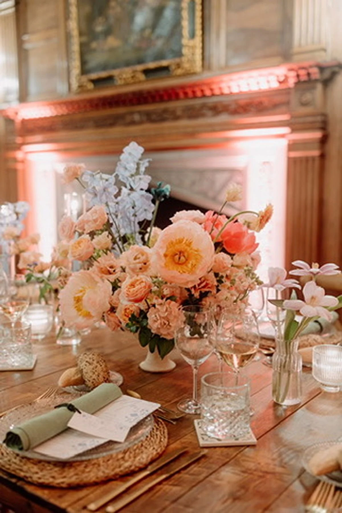 Lush Florals at a Wedding Weekend in Spain at La Baronia from Destination Wedding Planners Epoch Co