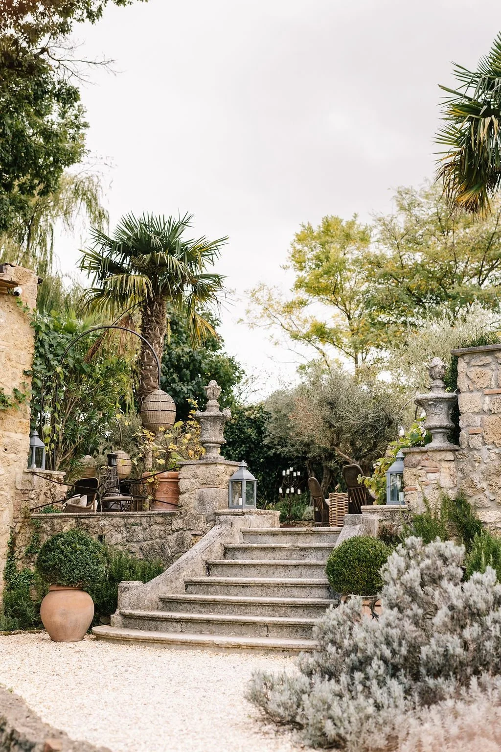 Outdoor garden-inspired wedding location in Italy