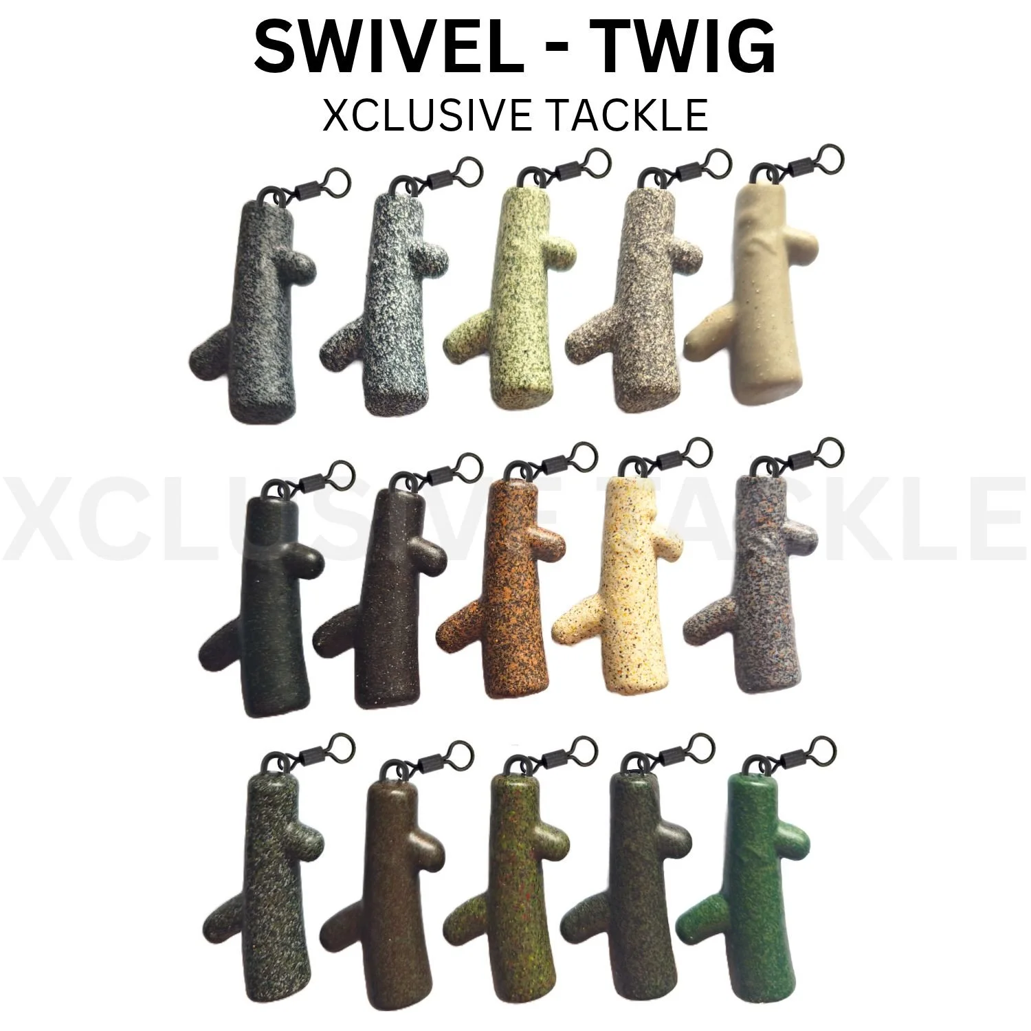 10 x Swivel - Twig - 2-4oz