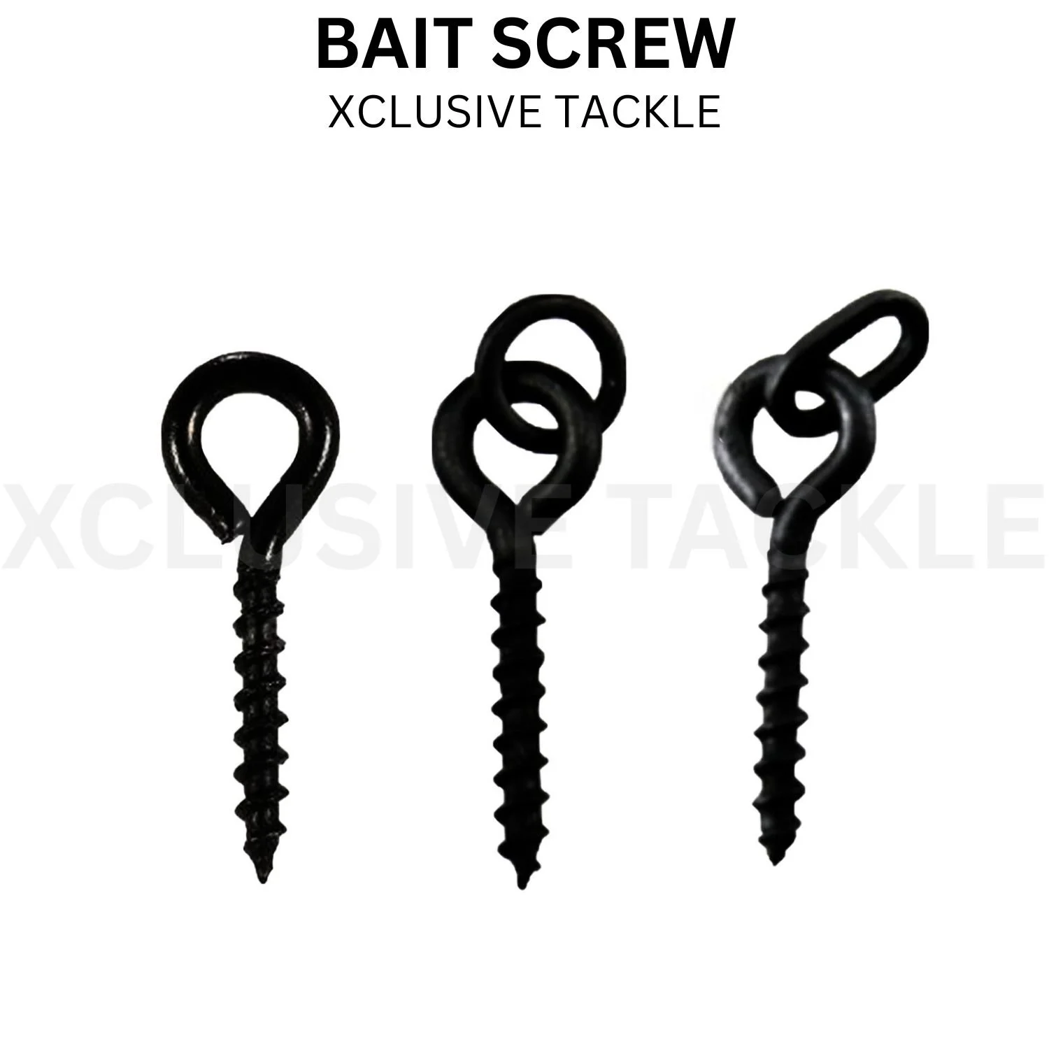Bait Screw - Round, Oval & No Ring
