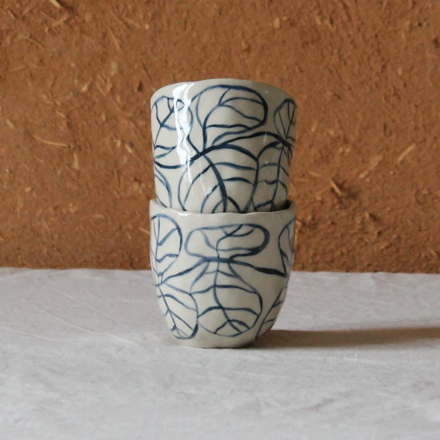tasse-cafe-gres-duo-eucalyptus-bleu-filaire-nanteau-sur-lunain