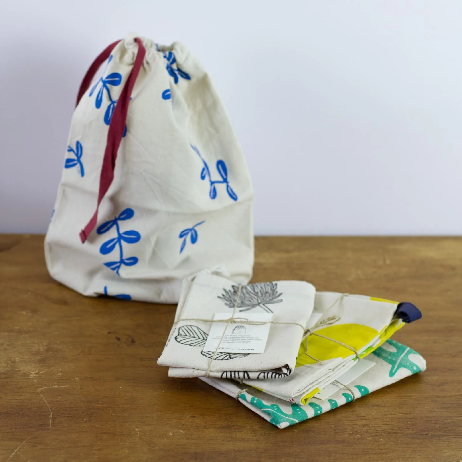 Pochette en tissu - 16 euros