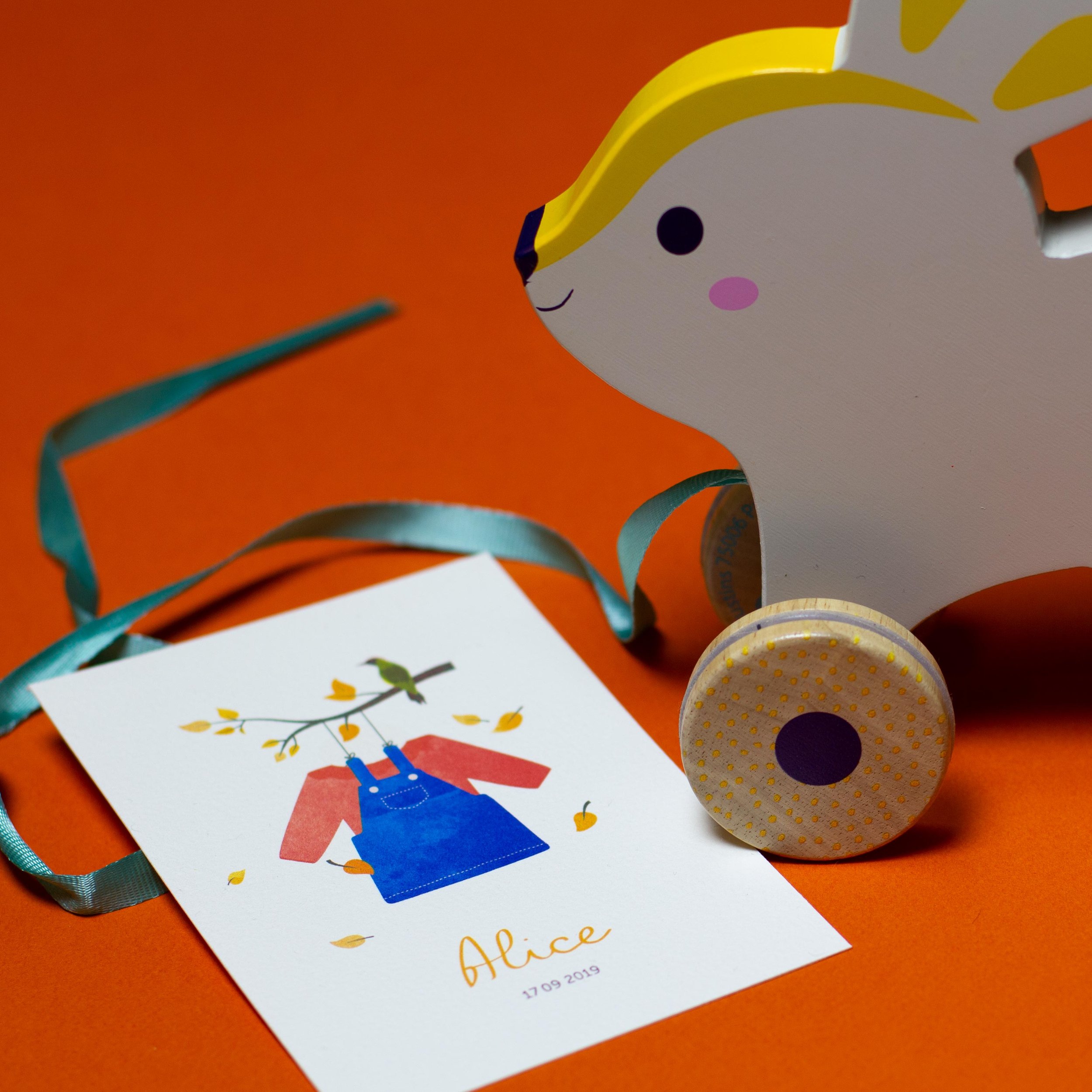 Faire-part de naissance - Alice