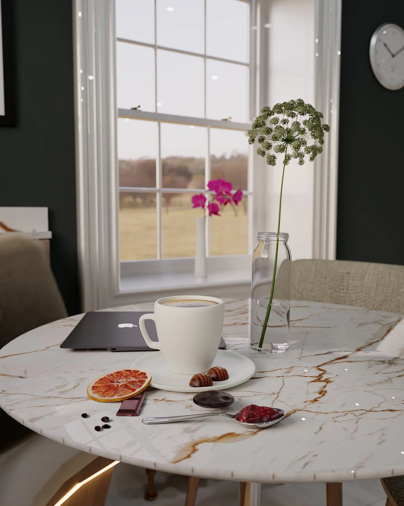 High-end kitchen interiors in Northern Ireland: Luxurious details and impeccable craftsmanship.