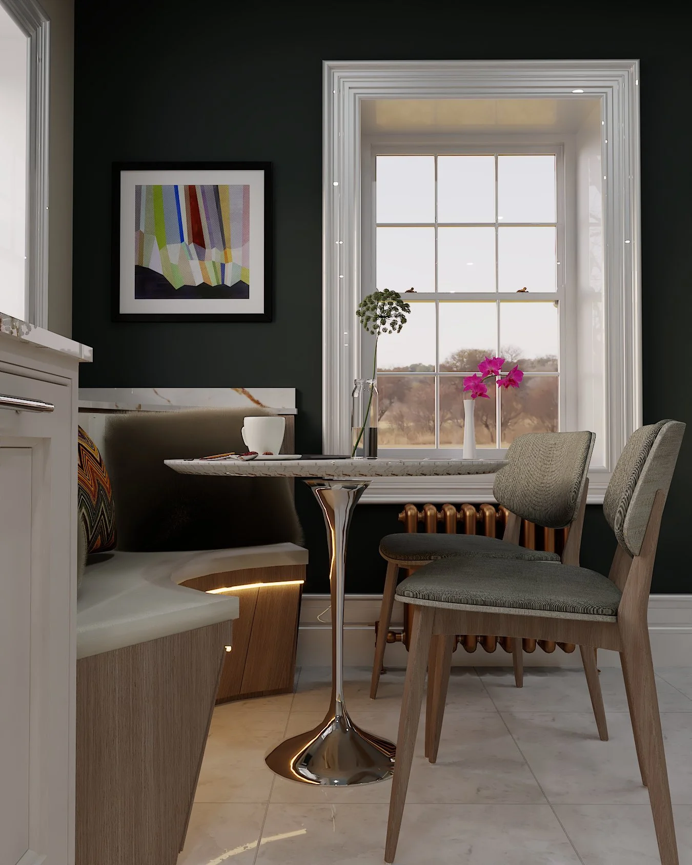 Custom kitchen interiors in Northern Ireland: Creating unique and stylish kitchen spaces.