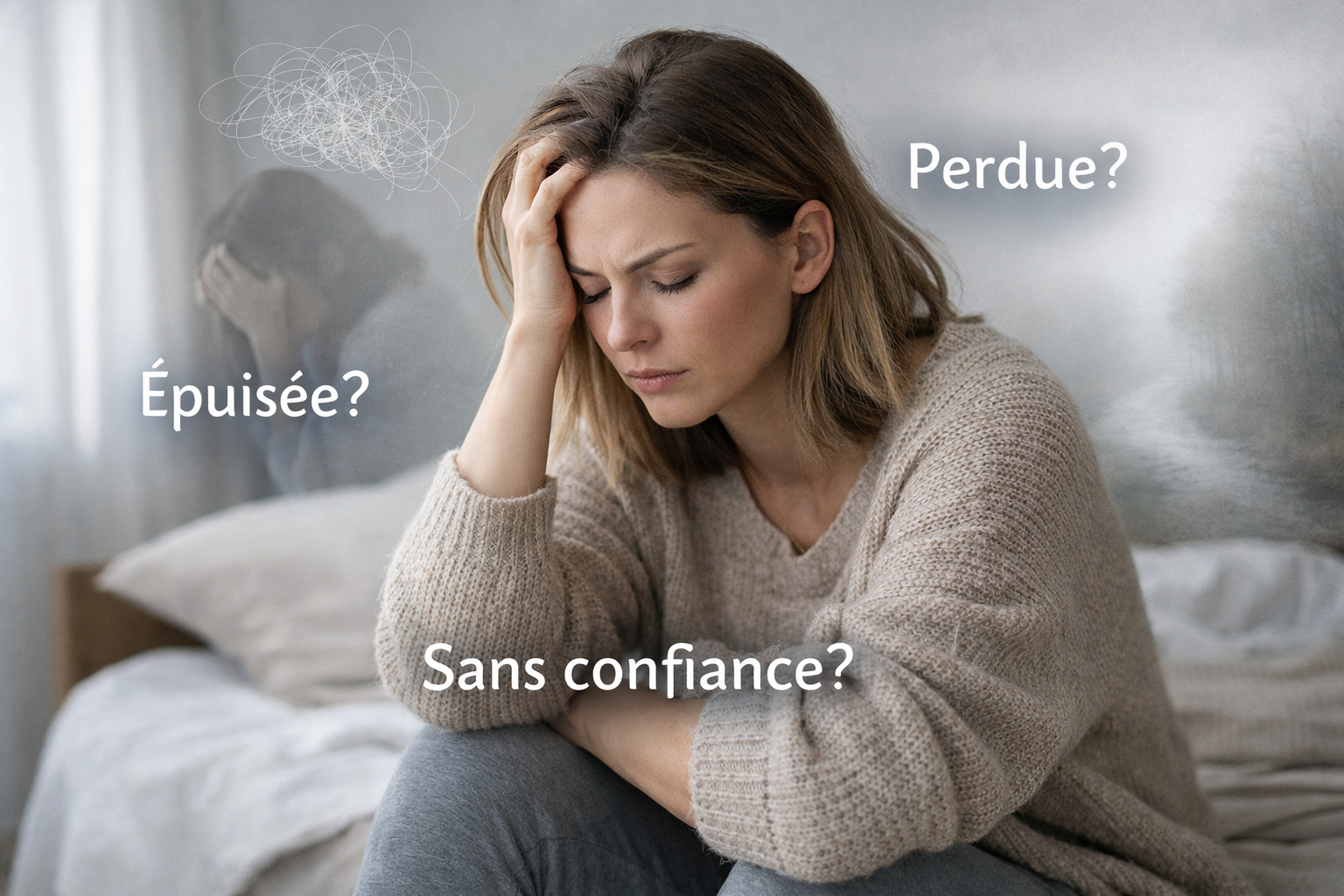 Pourquoi tu te sens épuisée, perdue et sans confiance en toi (et comment en sortir durablement)