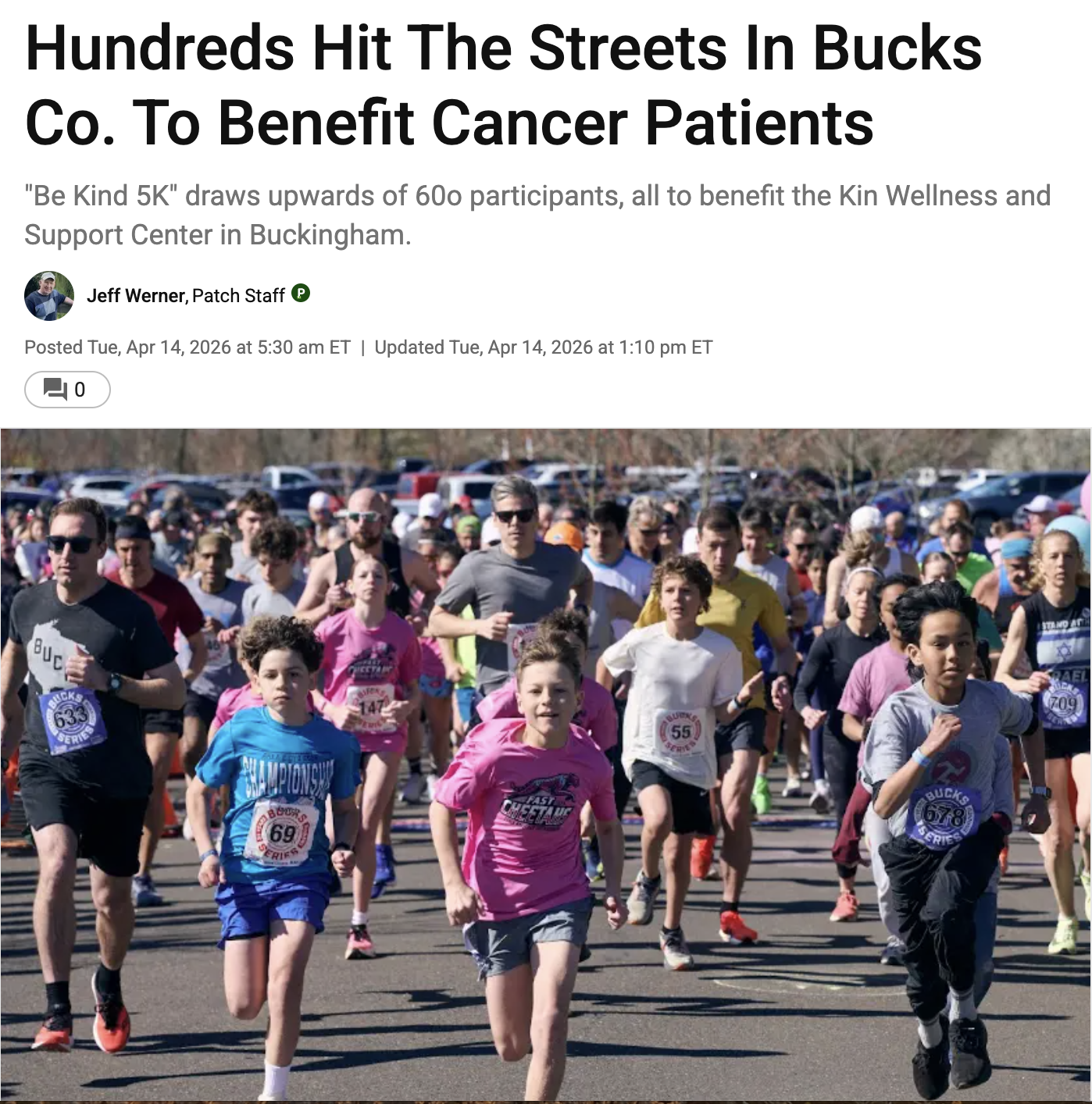 Nearly 600 Come out to Support Kin!