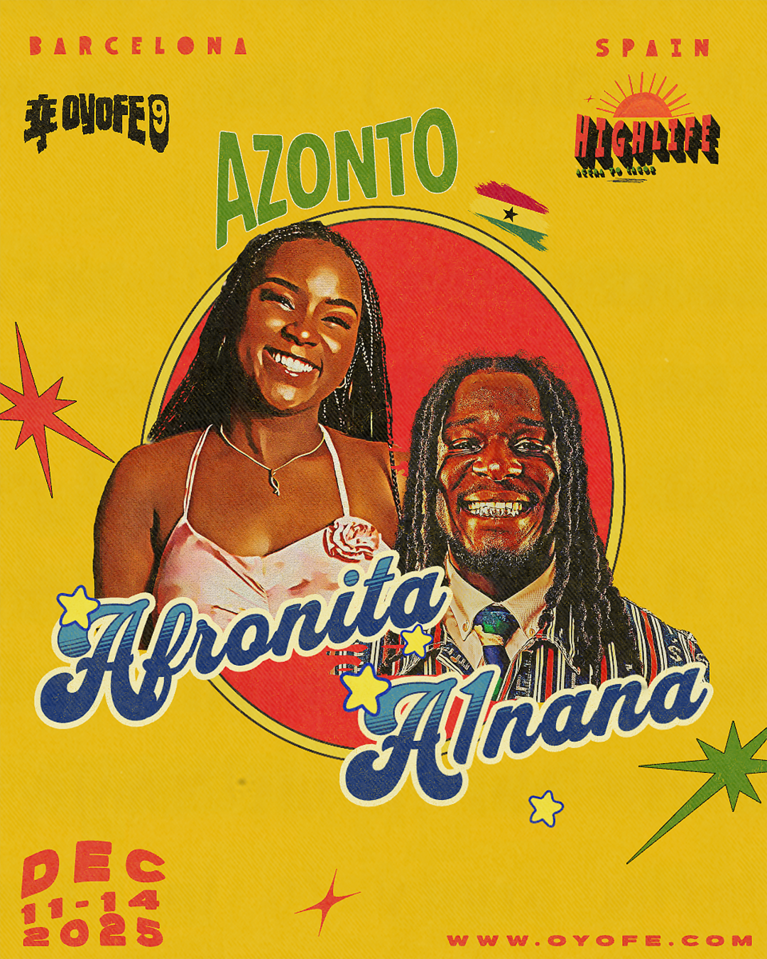 AZONTO (Afronita &amp; Alnana) - Thursday 11:30 to 12:45hs