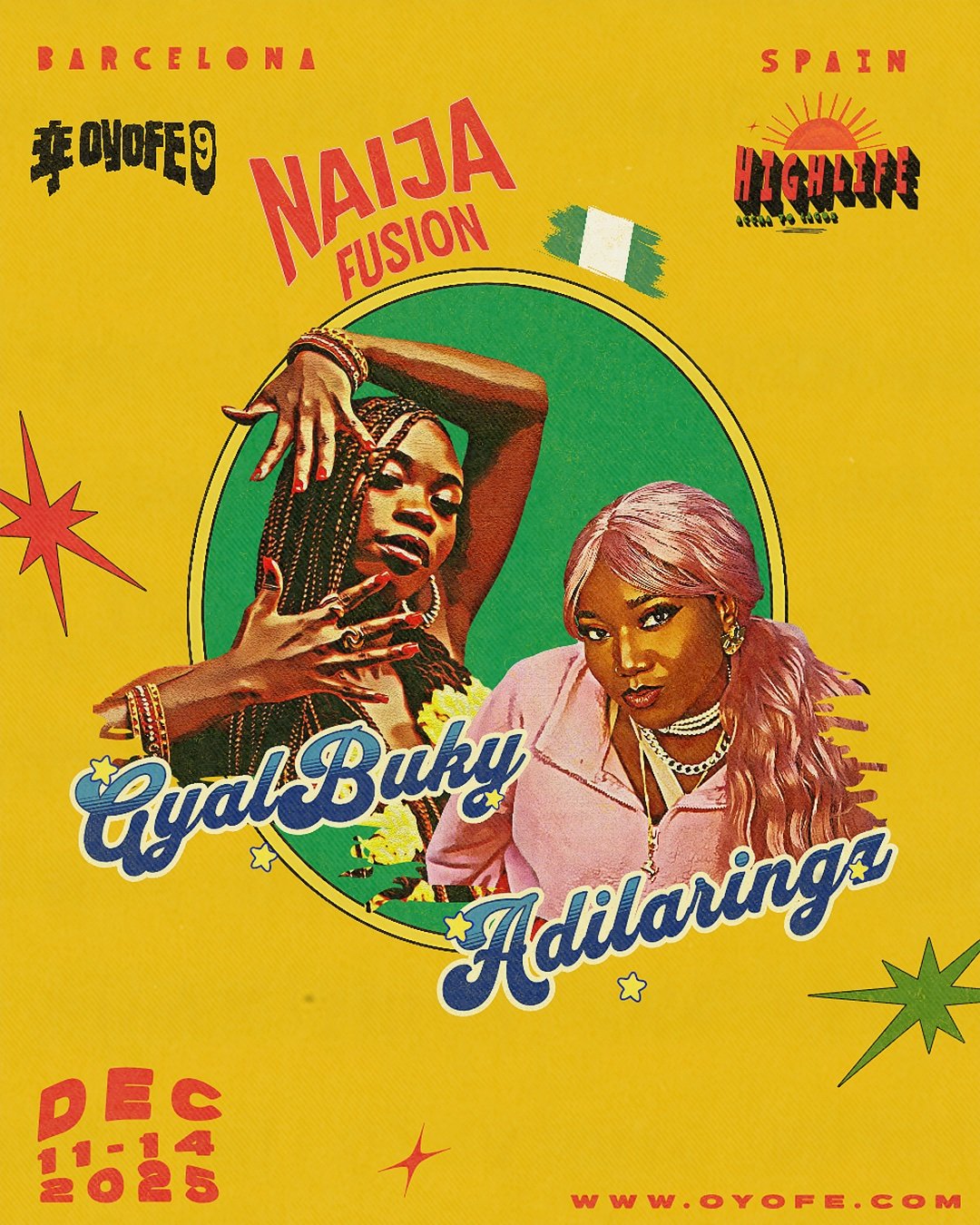 NAIJA FUSION (Gyal Buky &amp; Adilarings) - Friday 14h to 15:15h