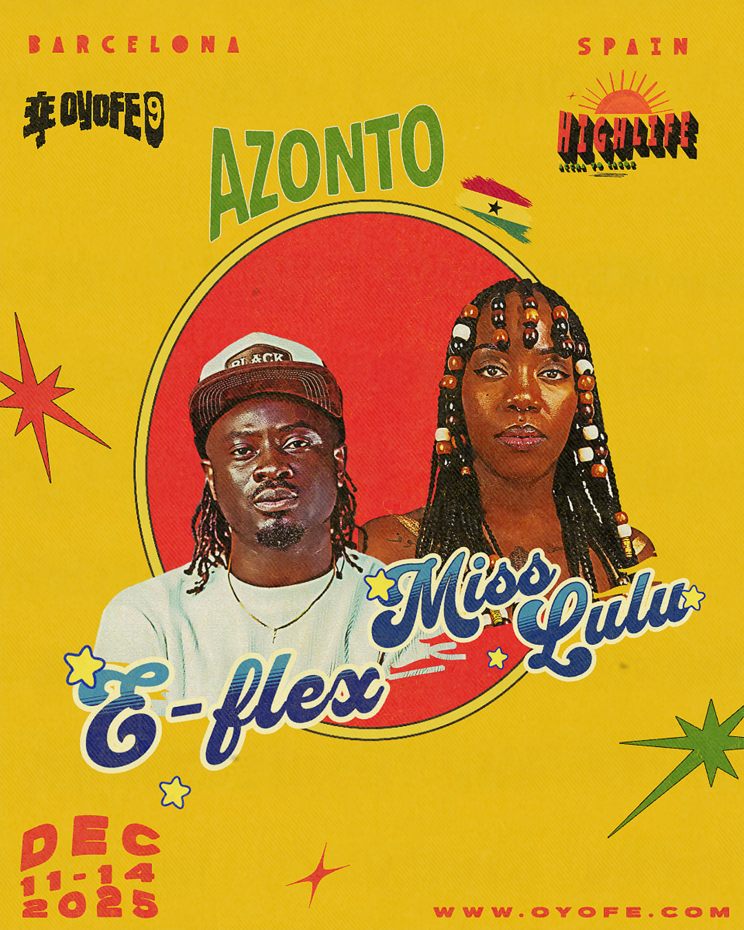 Azonto (Miss Lulu & E Flex) - Saturday 15:30h to 16:45h
