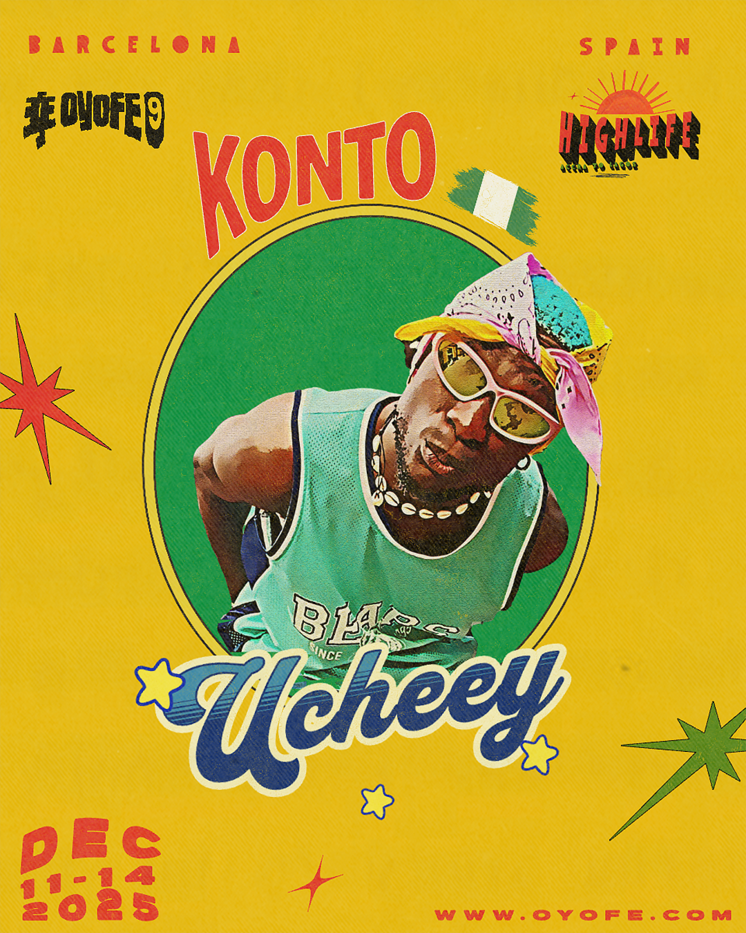 Konto (Ucheey) - Sunday 10h to 11:15h