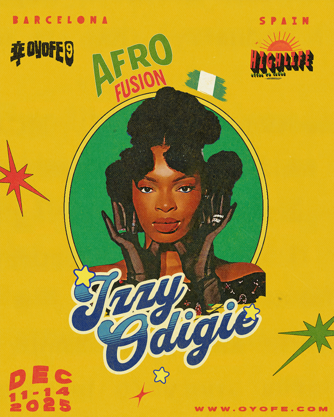 AFRO FUSION (Izzy Odigie) - Sunday 13:30h to 14:45h