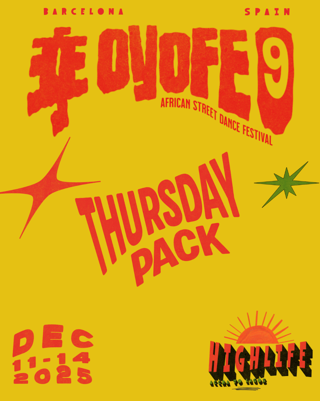 OYOFE VOL.9 - THURSDAY FULL PASS