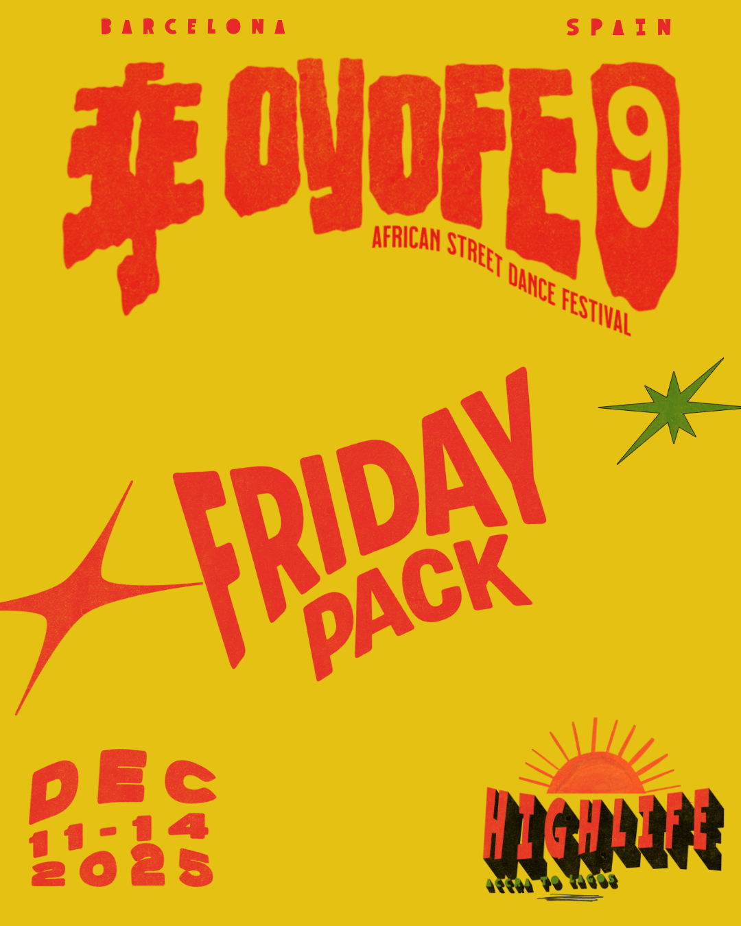 OYOFE VOL.9 - FRIDAY FULL PASS